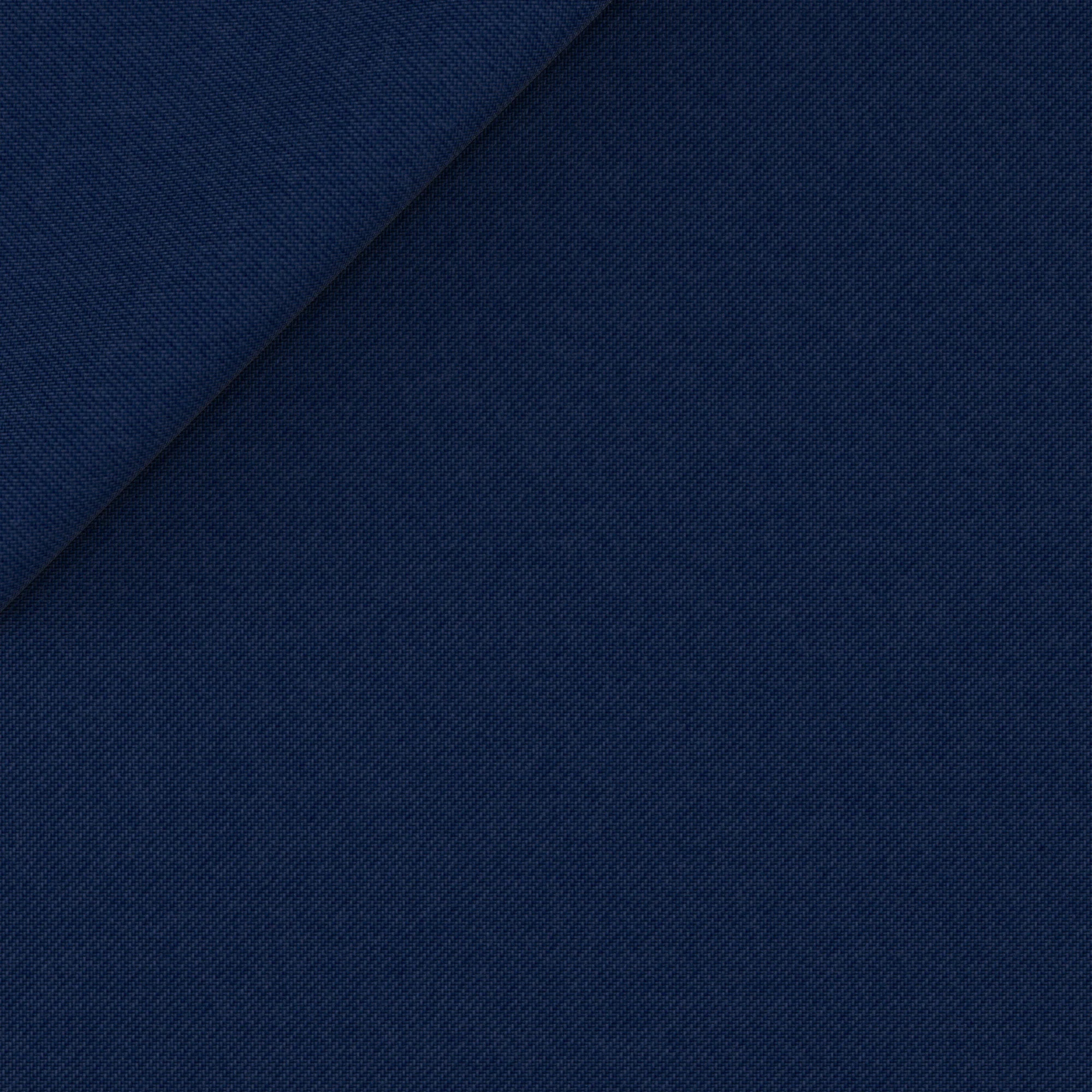 Abito blu in twill di lana - Image 3