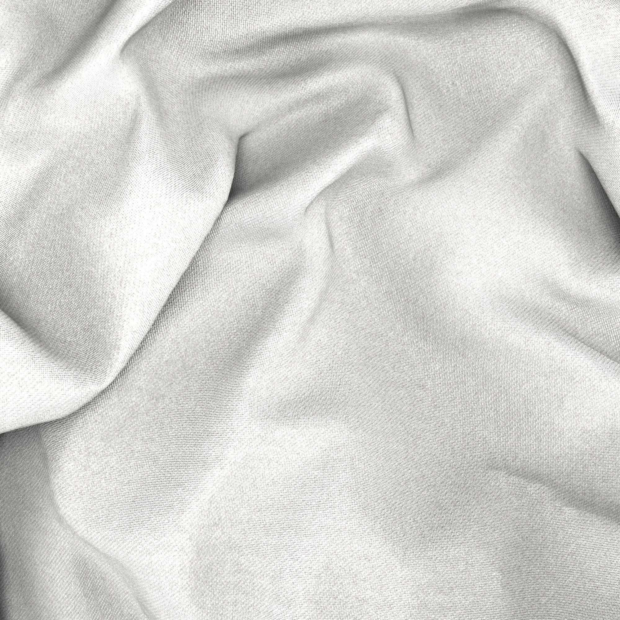 Abito grigio chiaro mélange in twill di lana - Image 3