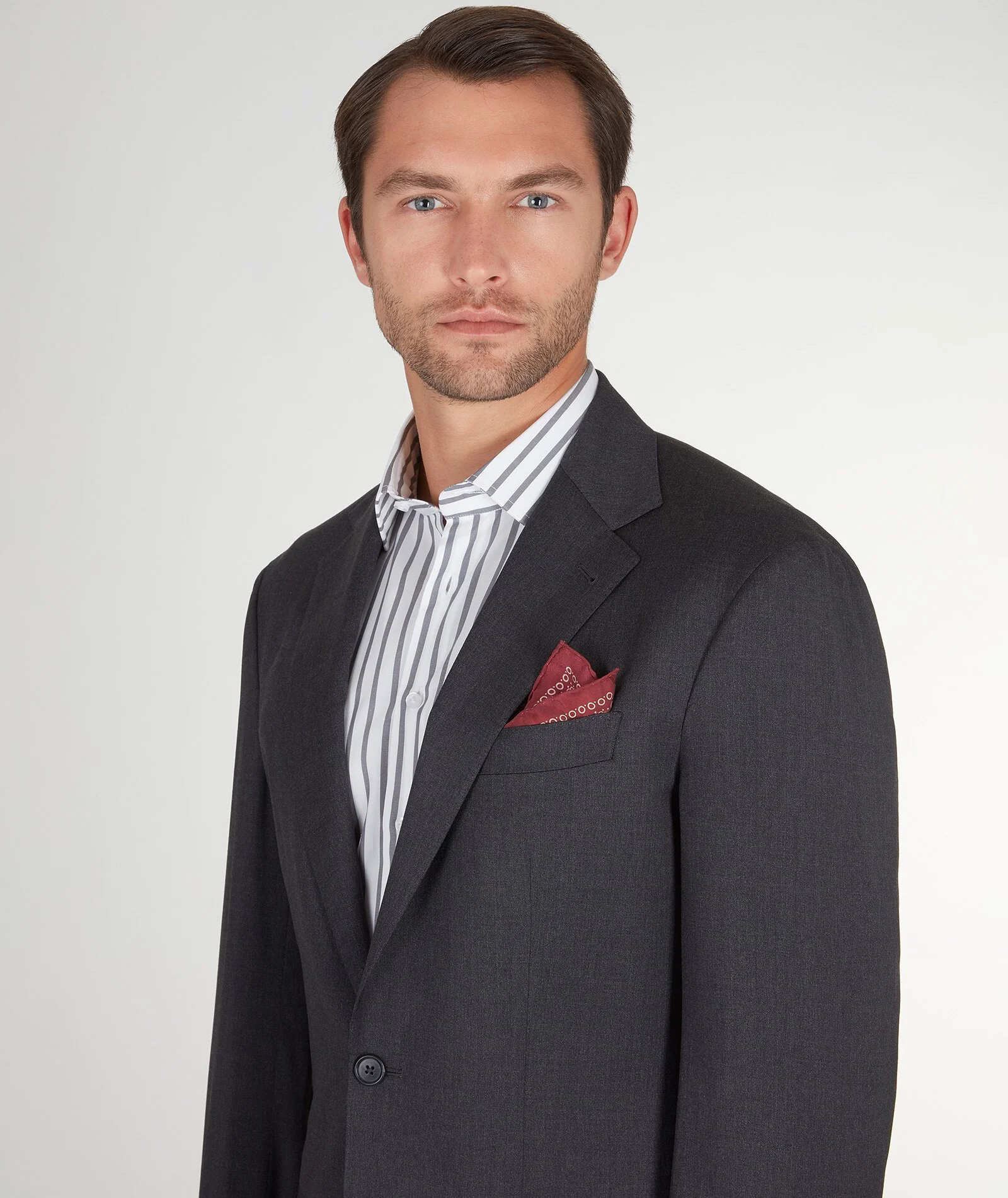 Abito Grigio Twill Natural Stretch - Image 3