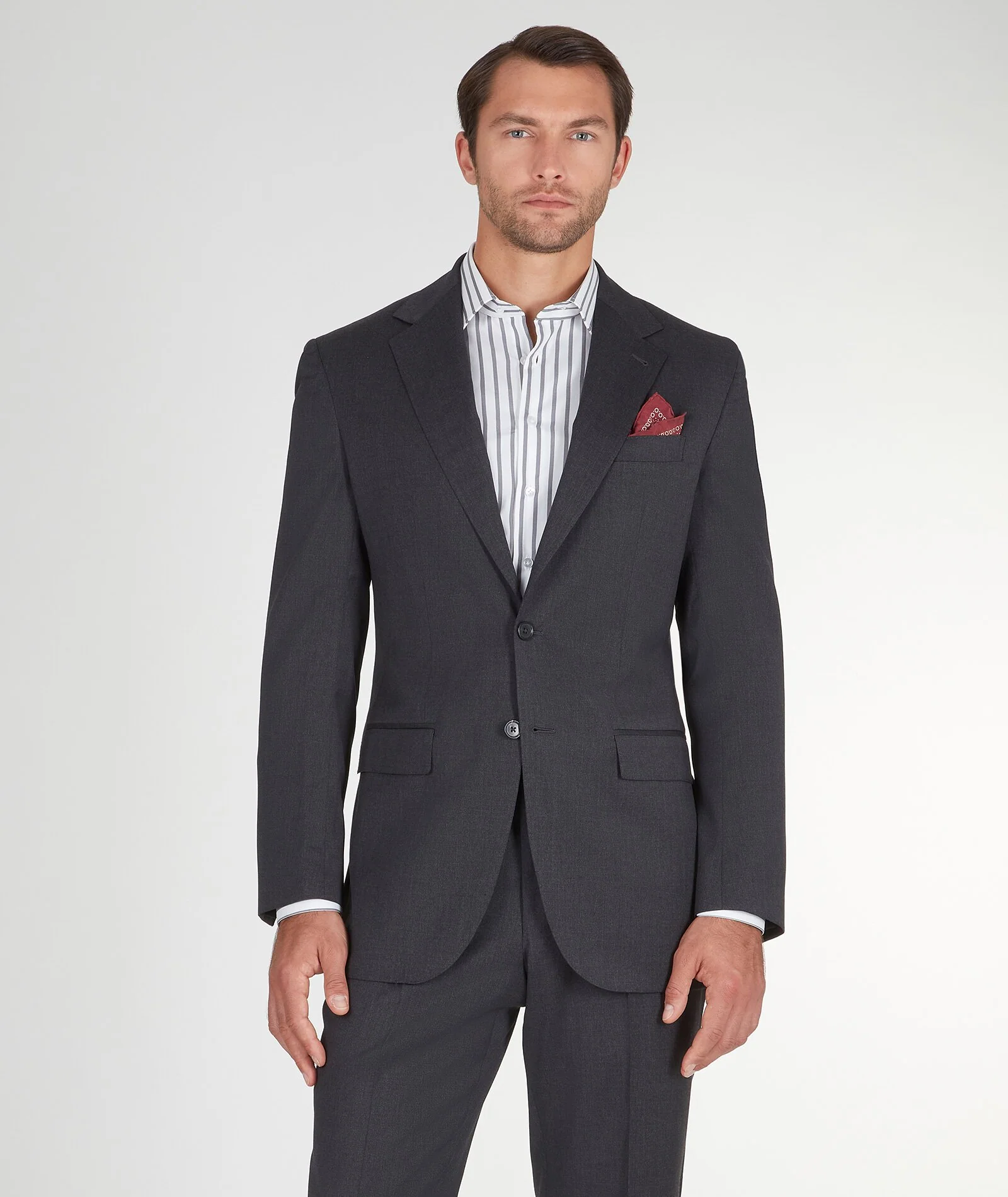 Abito Grigio Twill Natural Stretch - Image 7