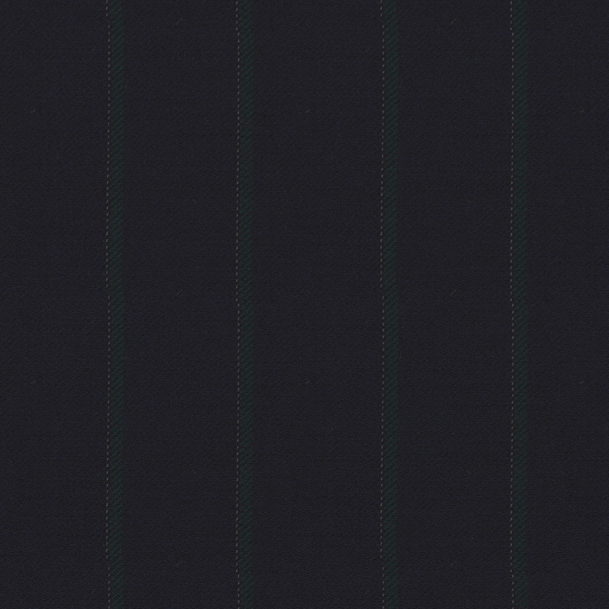 Abito in lana blu gessato verde - Image 4