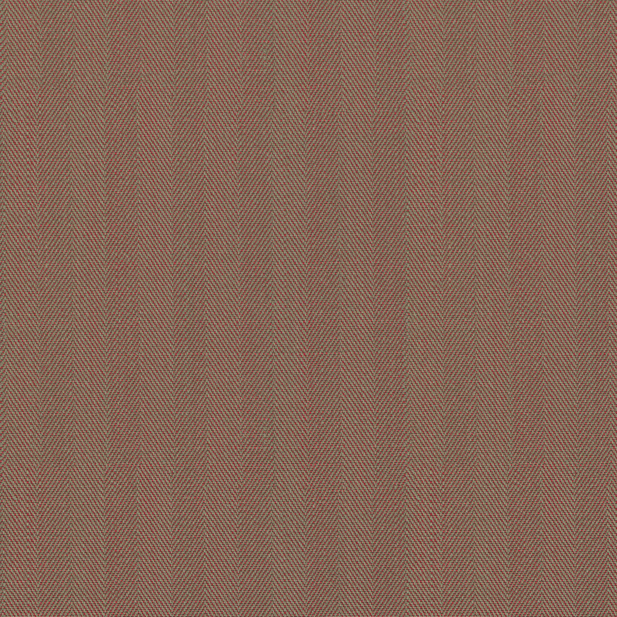 Abito in lana solaro spigato khaki e rosso - Image 8