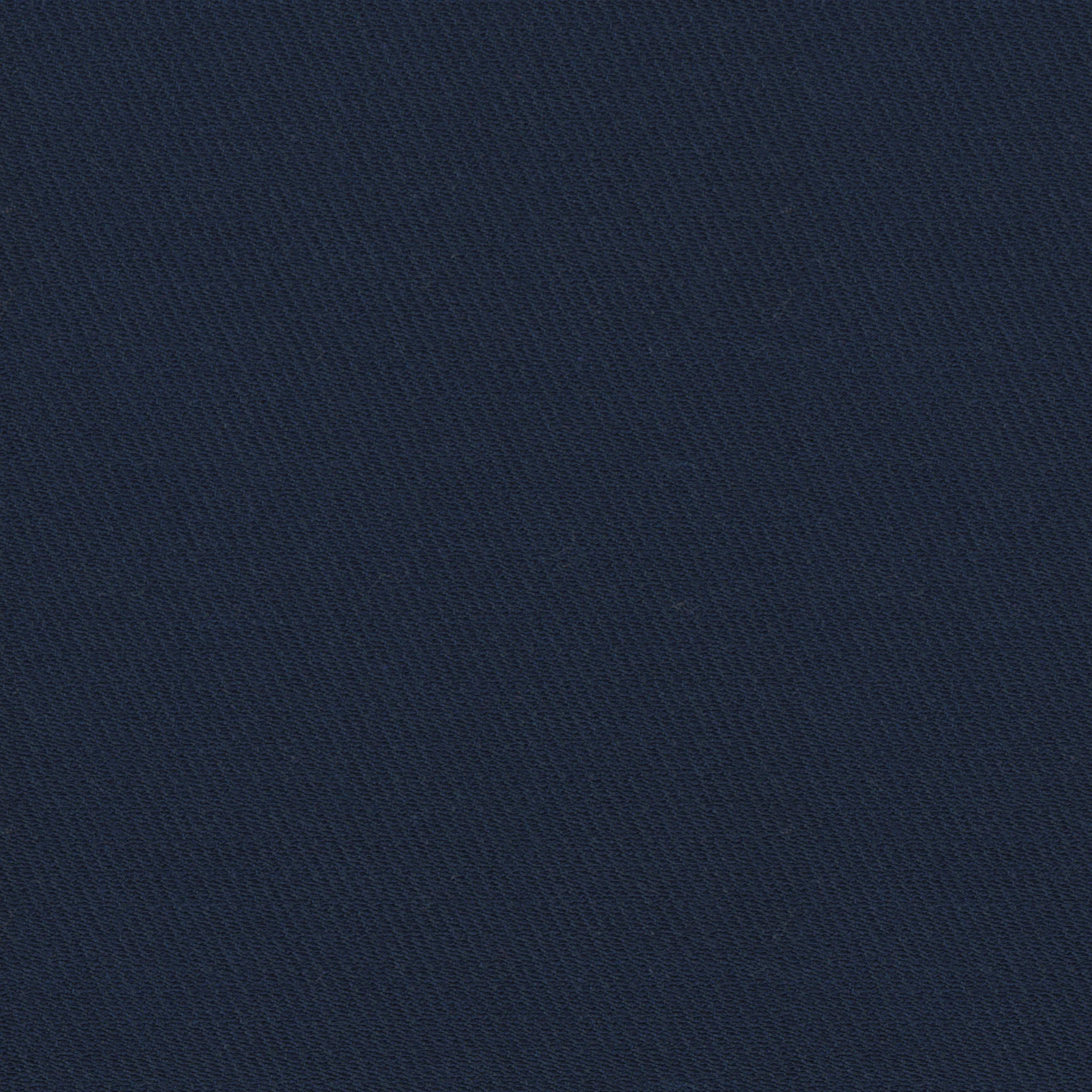 Abito in twill di cotone stretch blu navy - Image 3