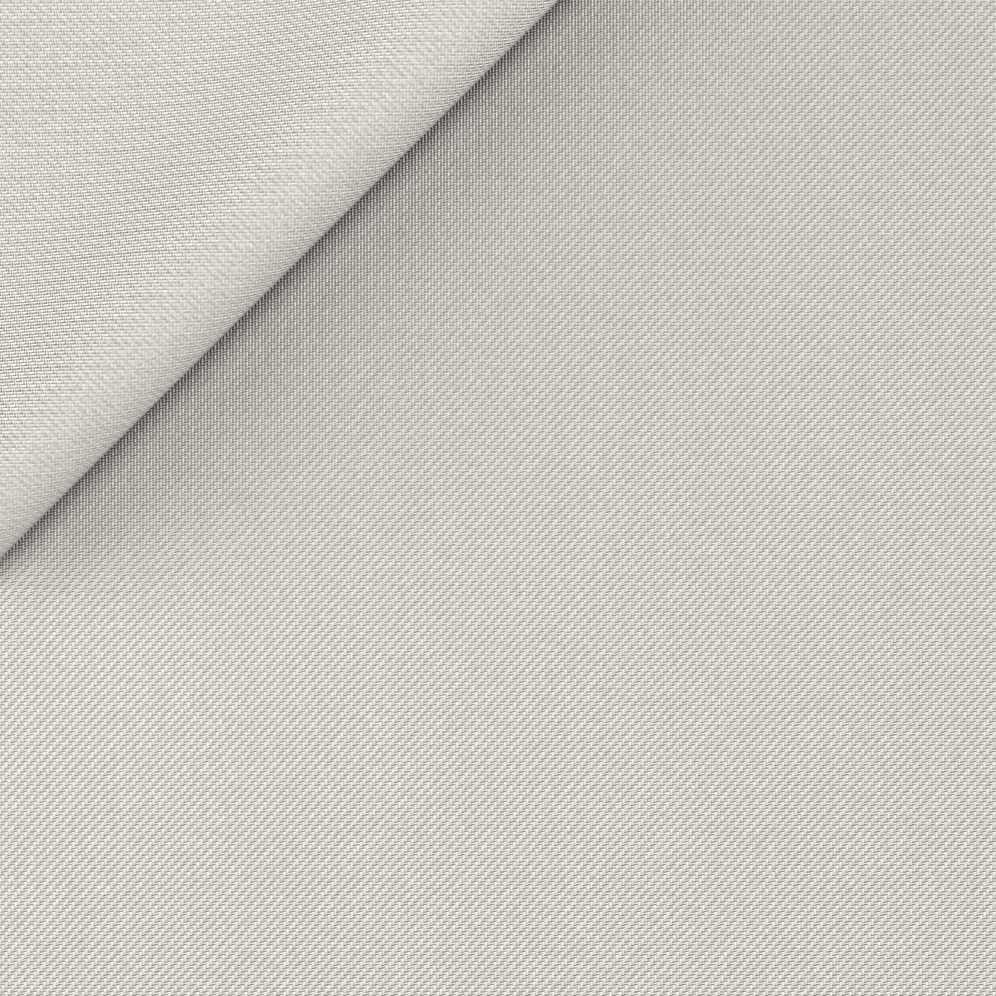 Abito in twill di lana grigio chiaro - Image 3