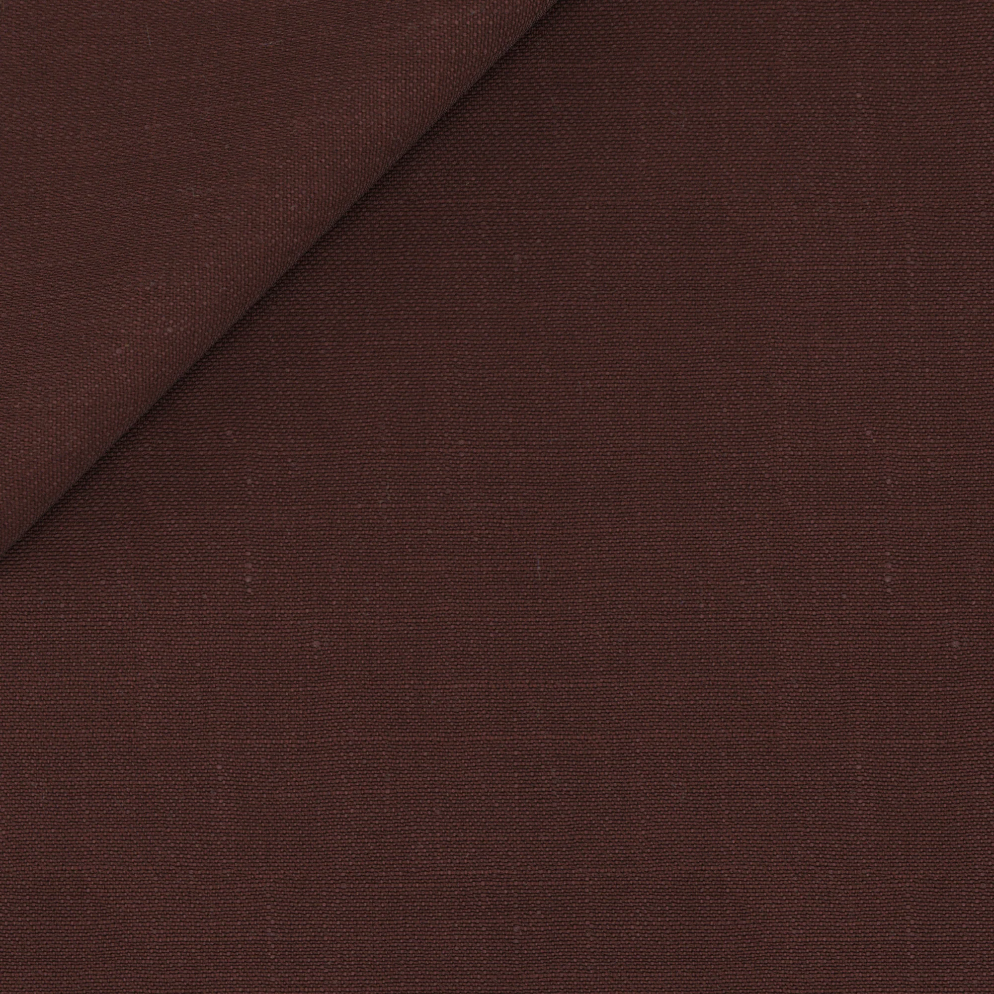 Abito in twill lino lana marrone mattone - Image 2