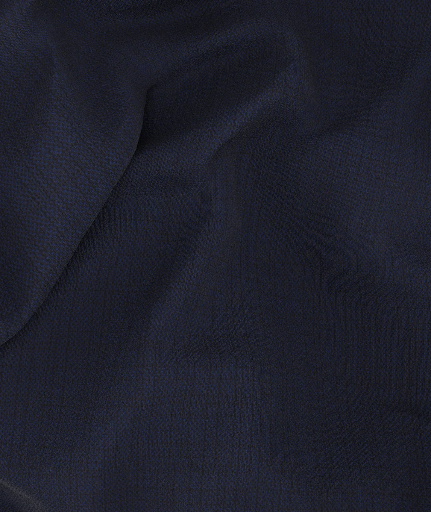 Abito Signature in lana microdesign blu - Image 3