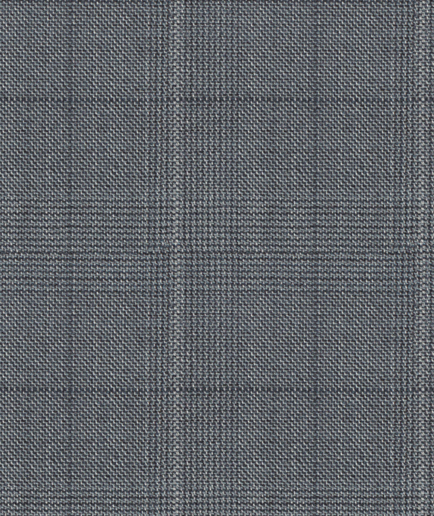 Abito Signature in lana Principe di Galles grigio - Image 4