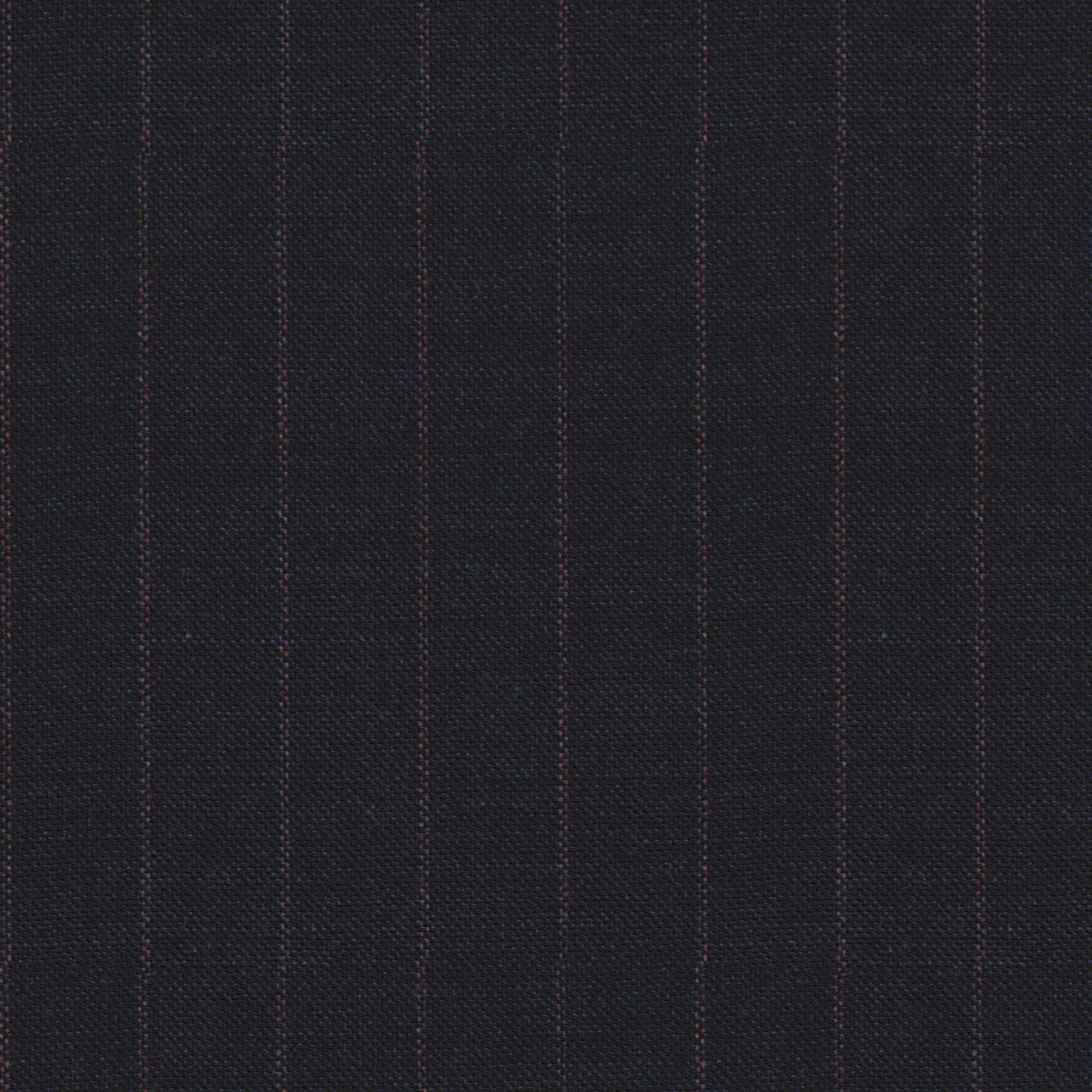 Abito Signature in lana Super 170's blu gessato rosso - Image 3