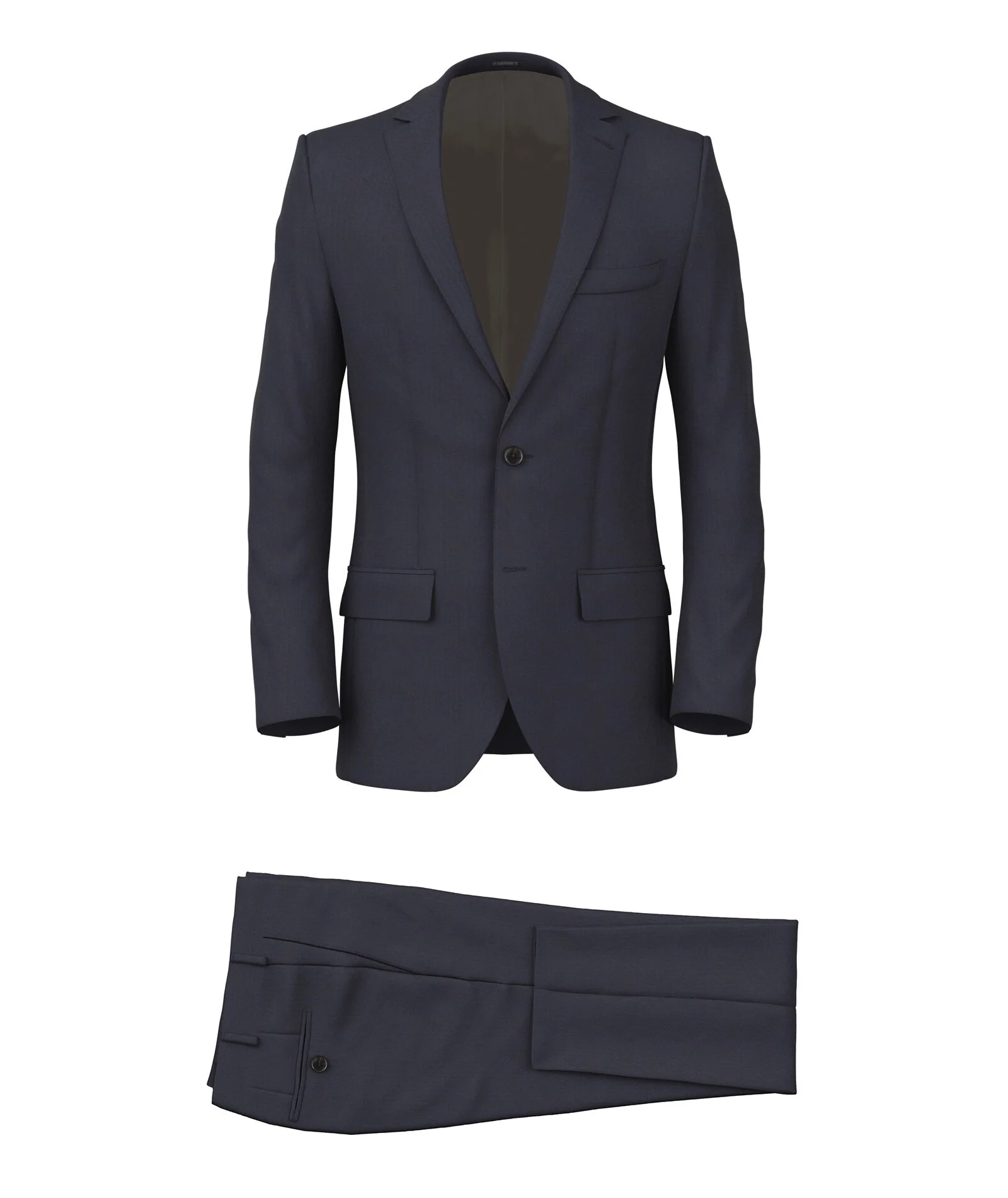 Abito Signature Spigato Blu