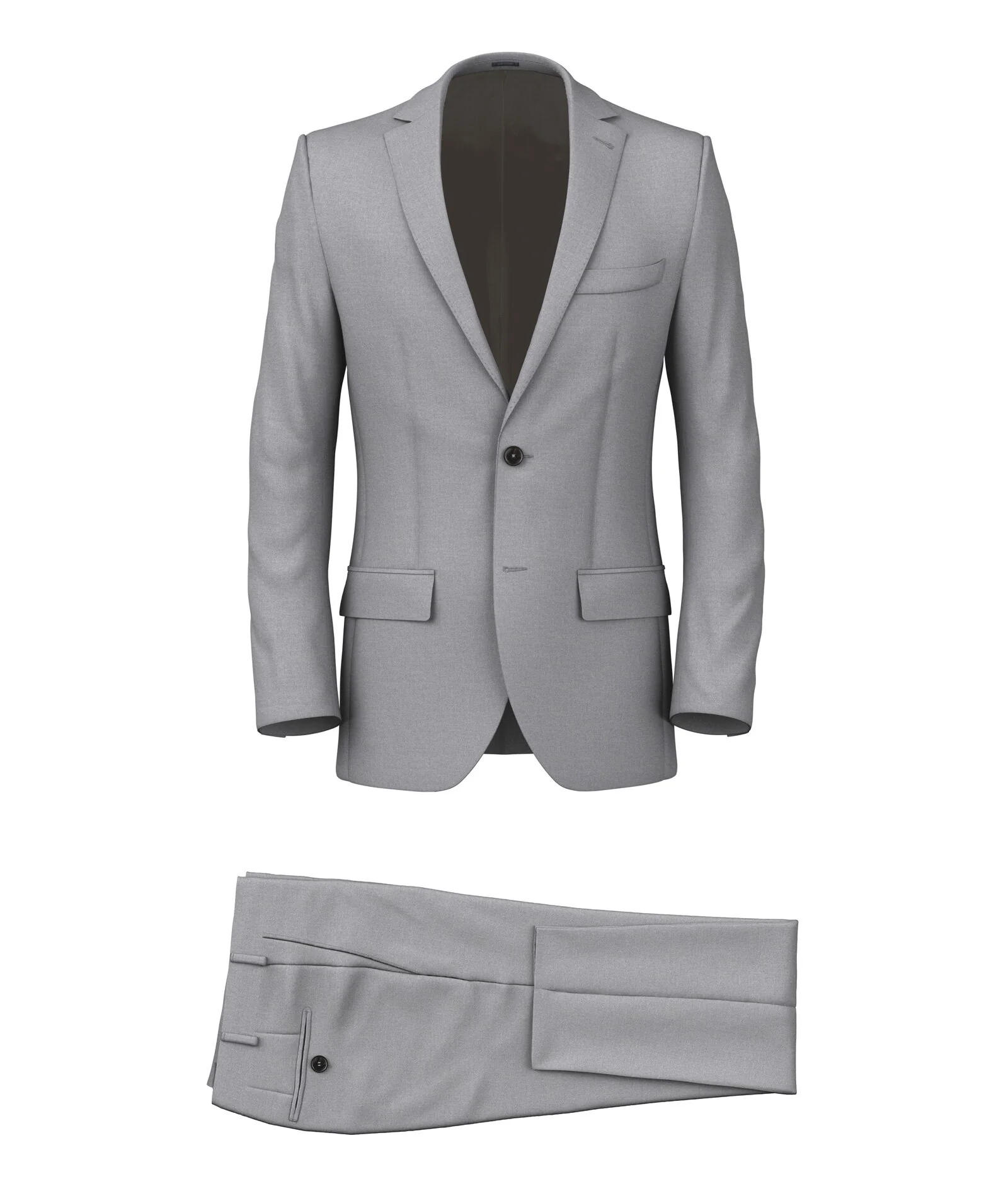 Abito Signature Twill Grigio Chiaro