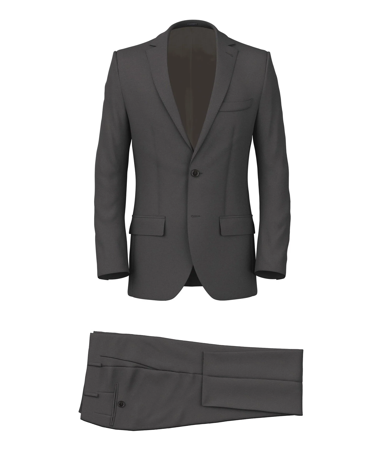 Abito Signature Twill Grigio Scuro