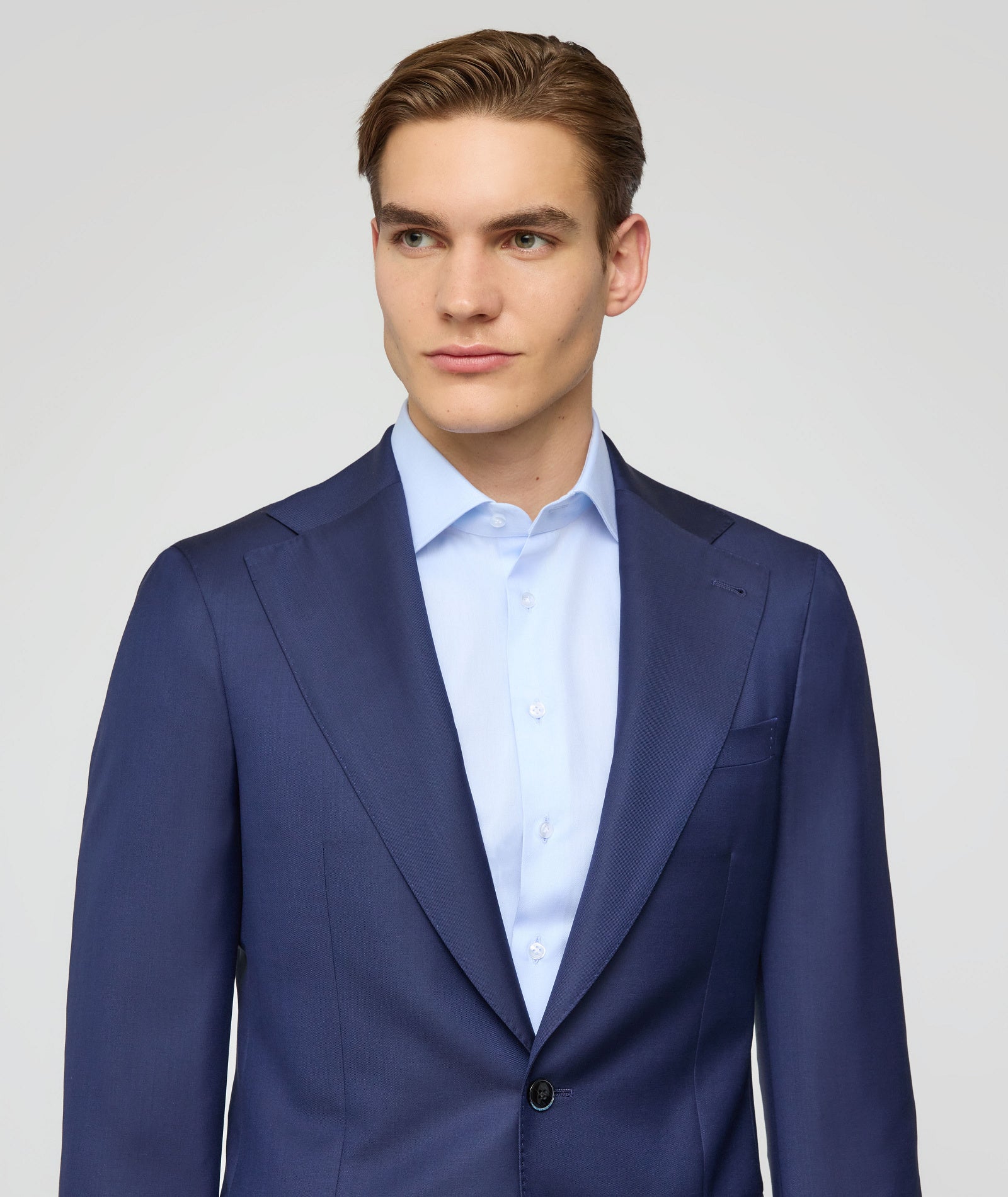 Abito Su Misura da Uomo in lana e cashmere blu - Image 4