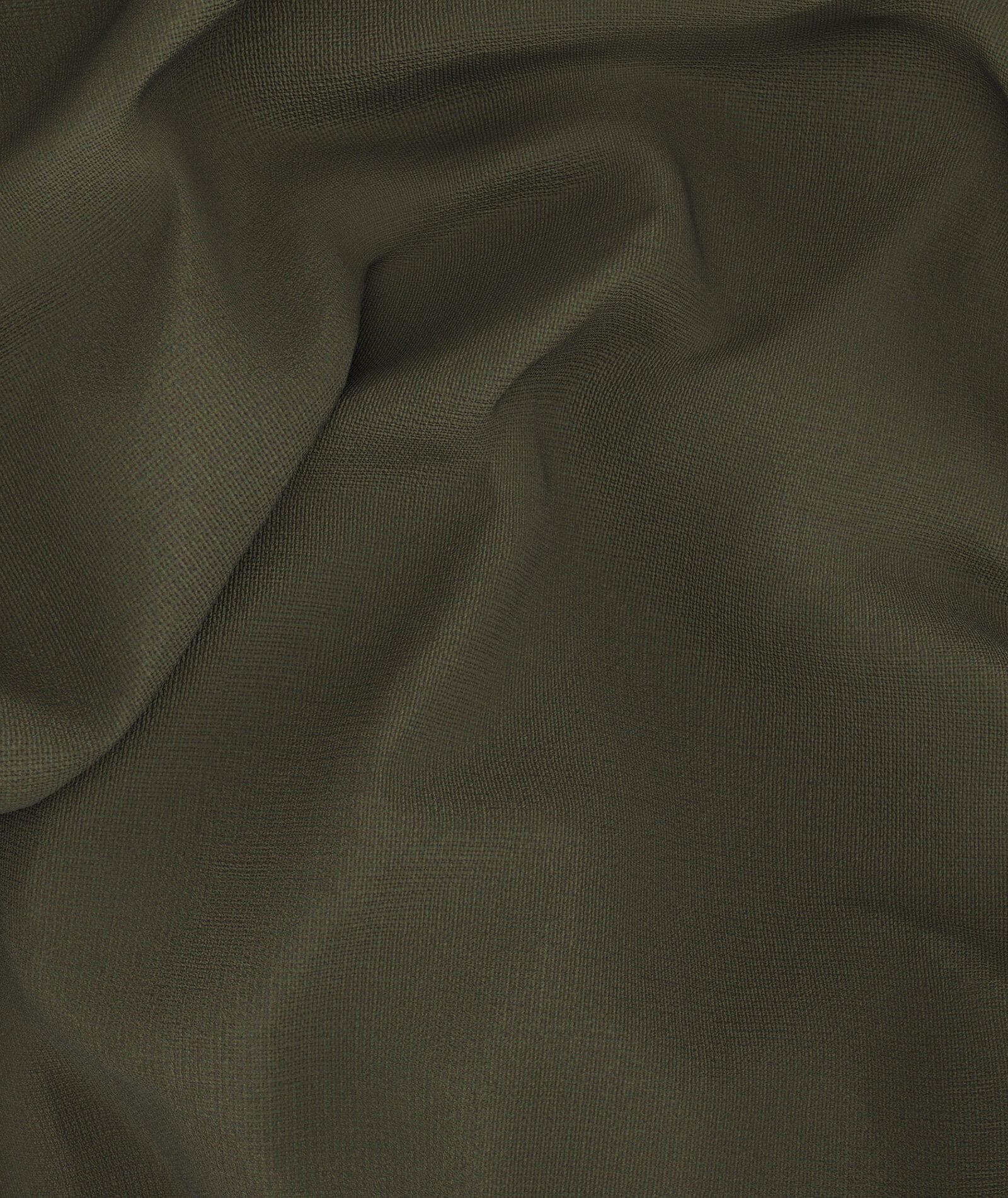 Abito Su Misura da Uomo verde oliva in lana stretch - Image 4