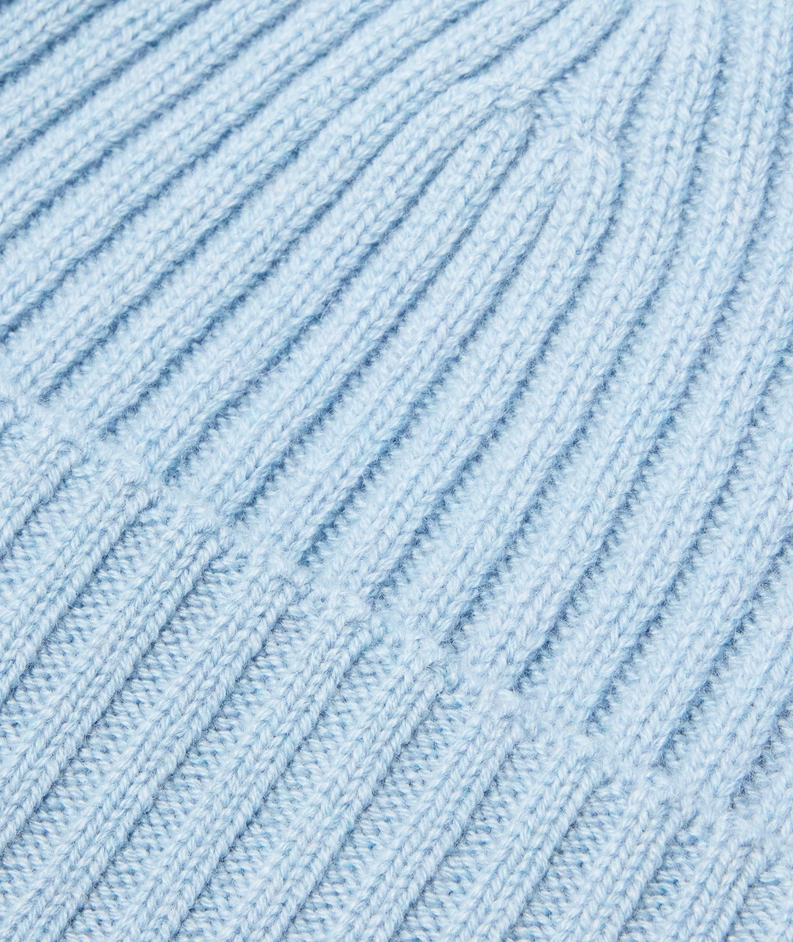 Berretto in cashmere azzurro - Image 3