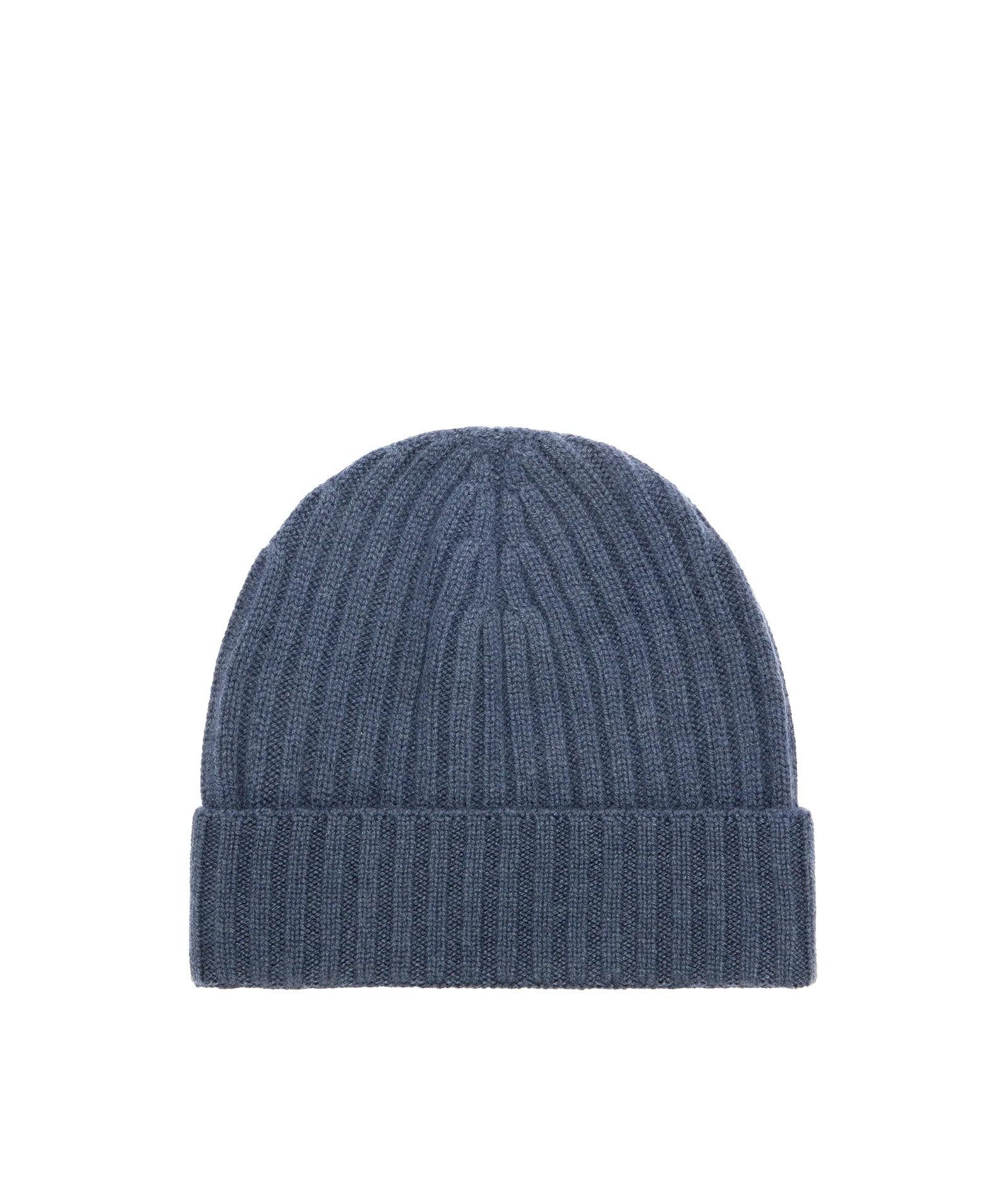 Berretto in cashmere blu petrolio - Image 2