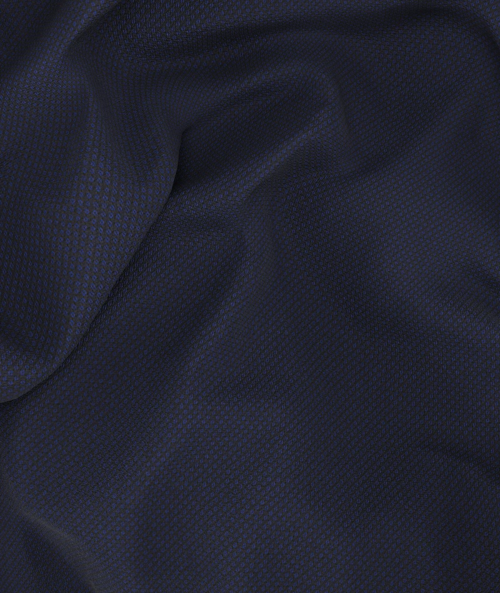 Blazer Blu in Occhio di Pernice di Lana - Image 3