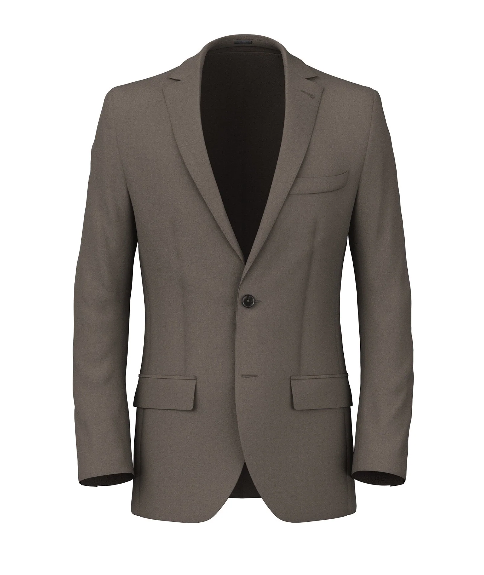 Blazer Canna di fucile in Twill di Lino e Lana