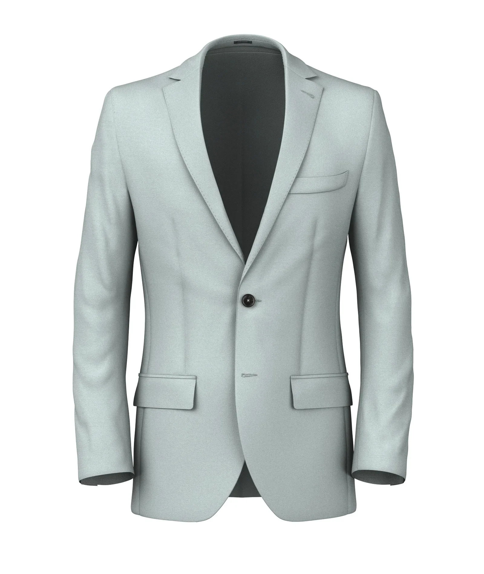 Blazer ghiaccio in twill di lana
