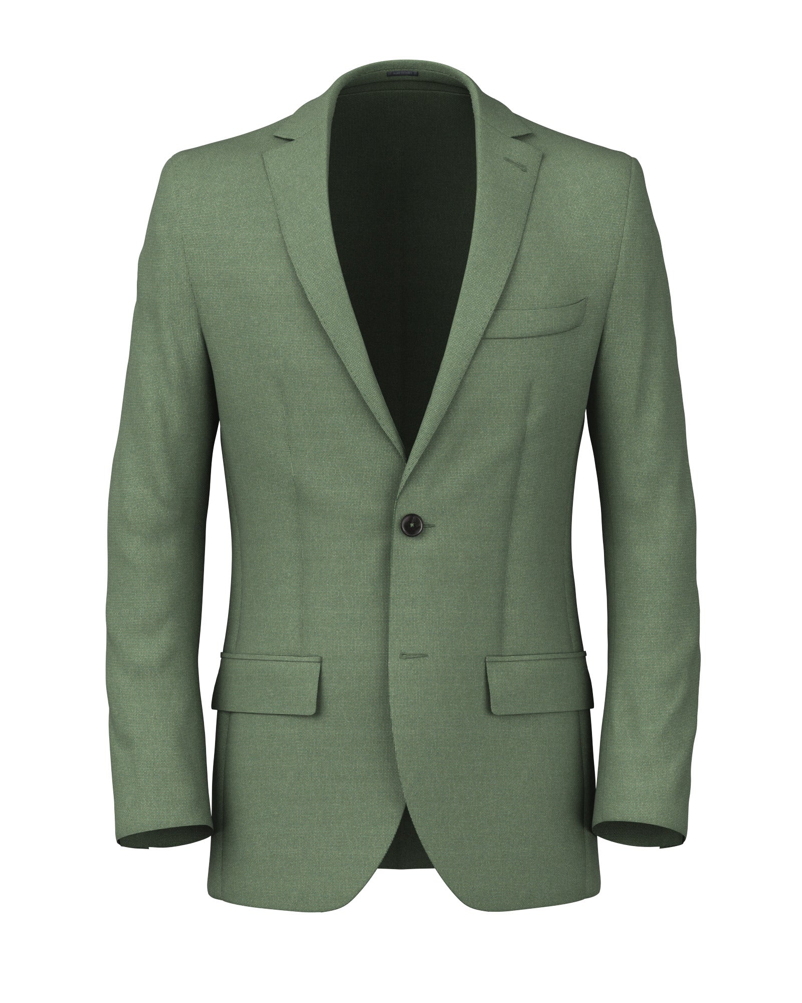 Blazer Hopsack natural stretch verde