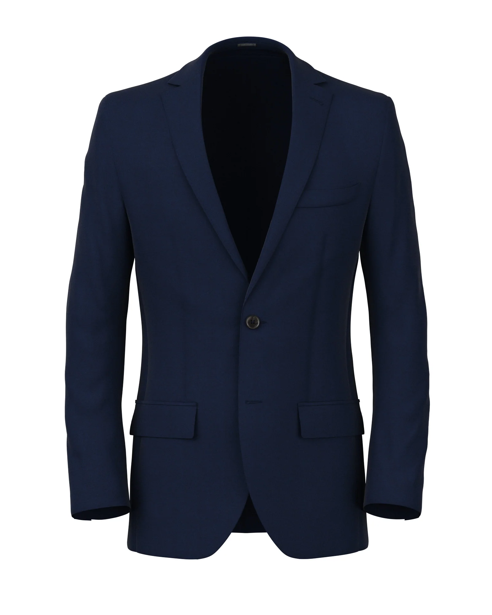 Blazer in lana e mohair blu