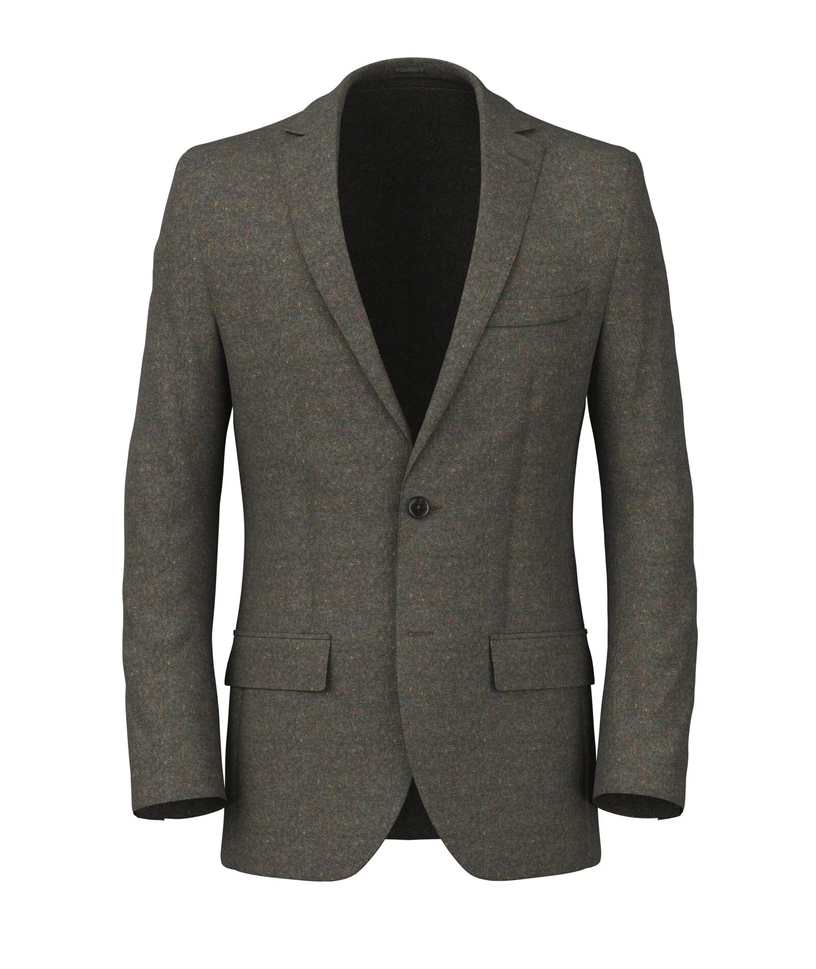 Blazer in lana knickerbocker verde