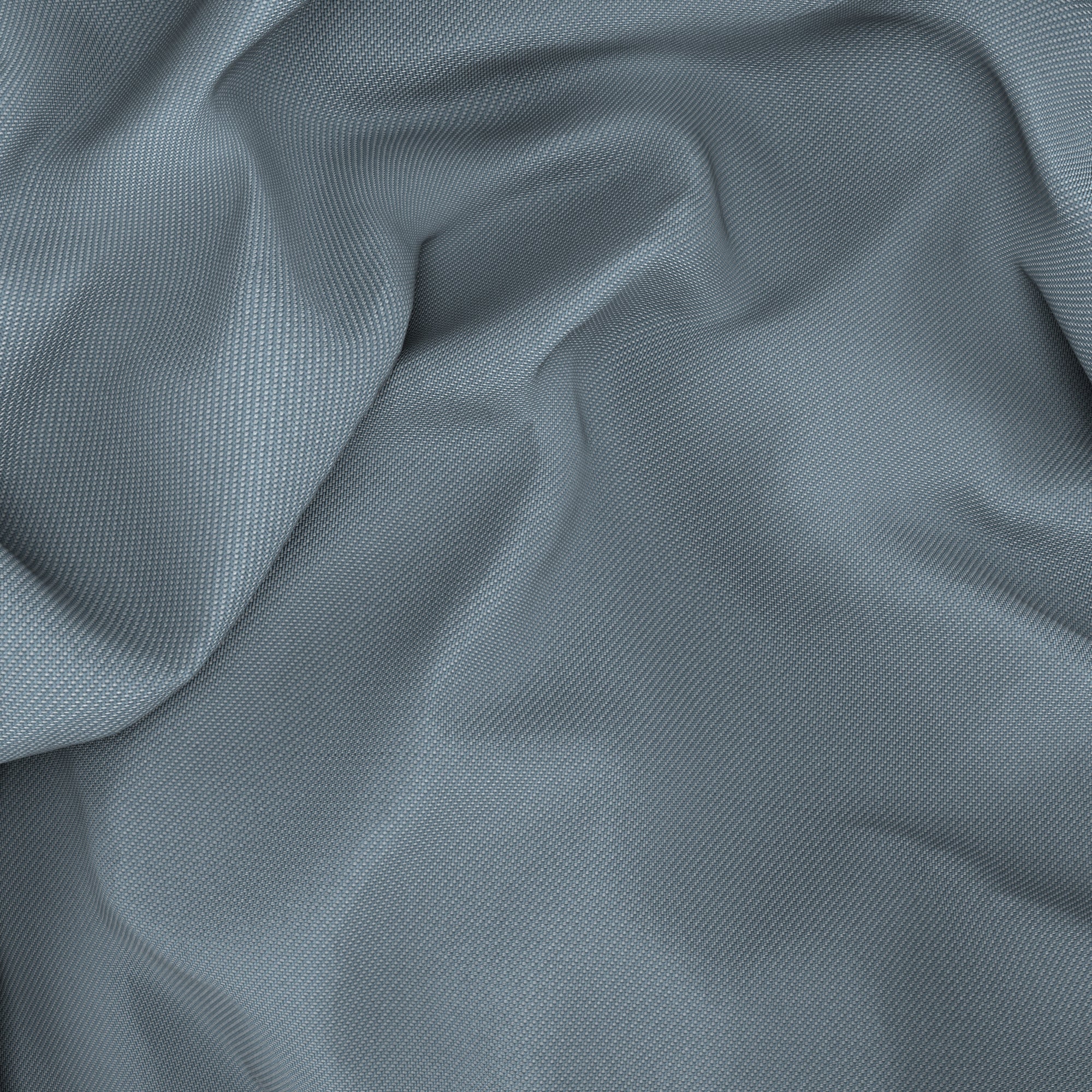 Blazer in lana lino azzurro denim - Image 4