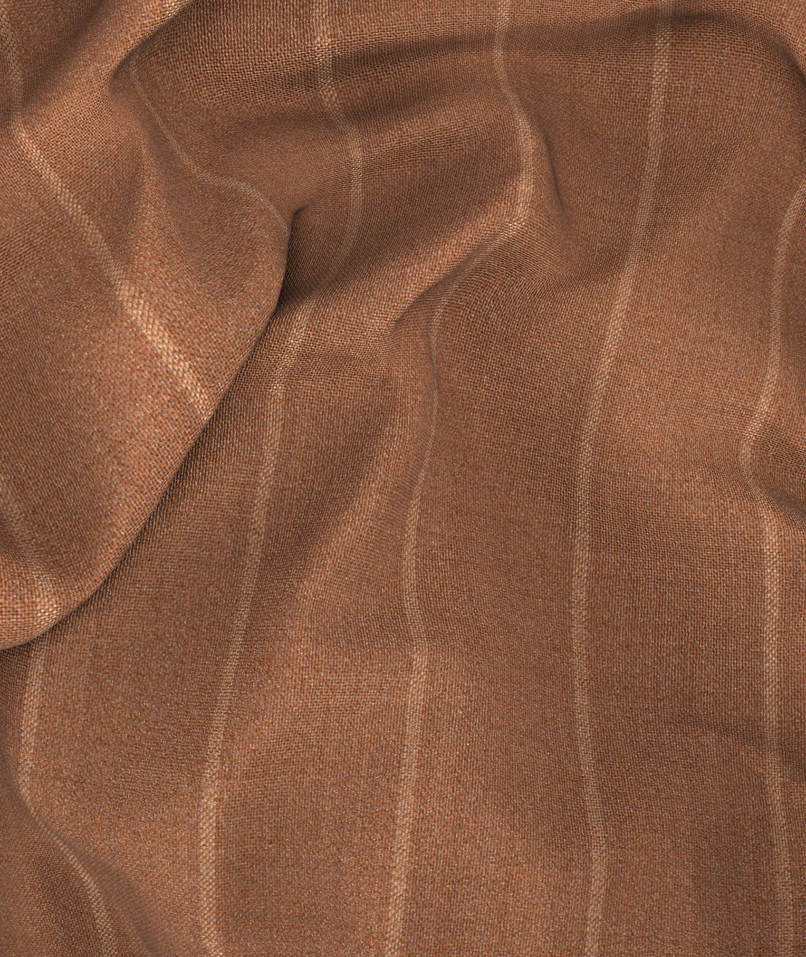Blazer in lana-seta gessato color mattone - Image 4
