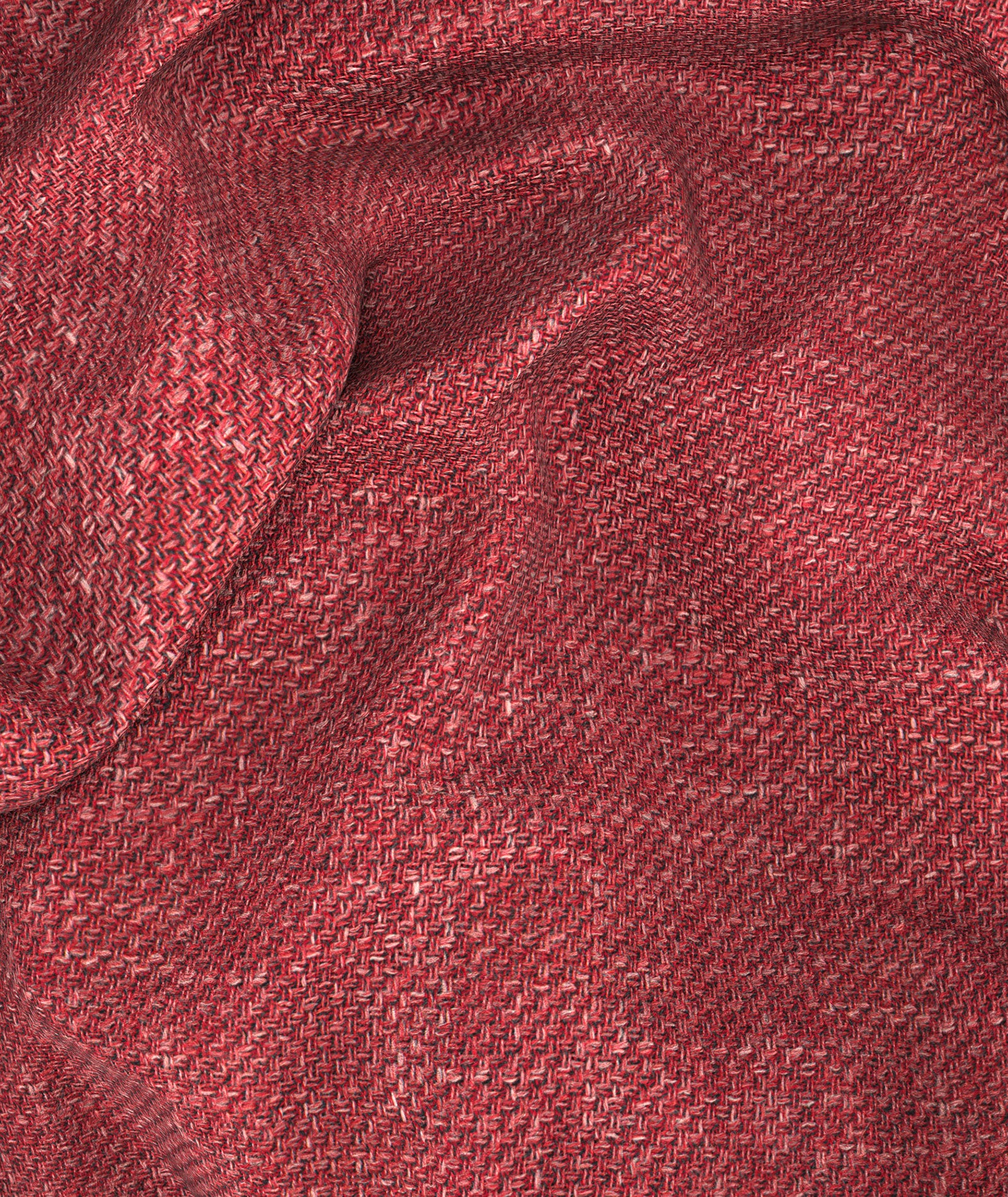 Blazer in lana-seta-lino microdesign rosa scuro - Image 4