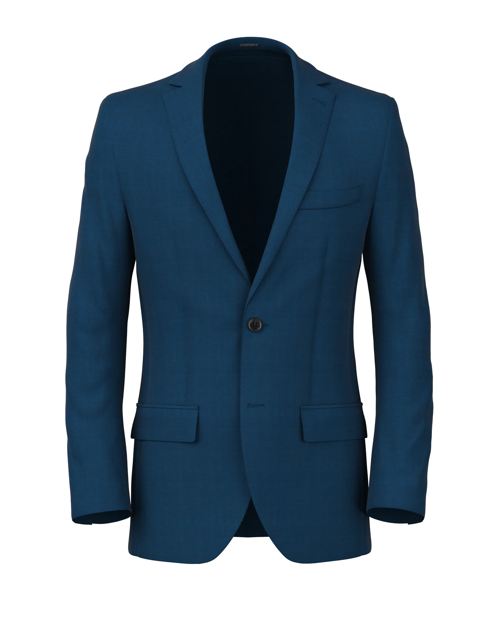 Blazer in lana spigata solaro blu e azzurro