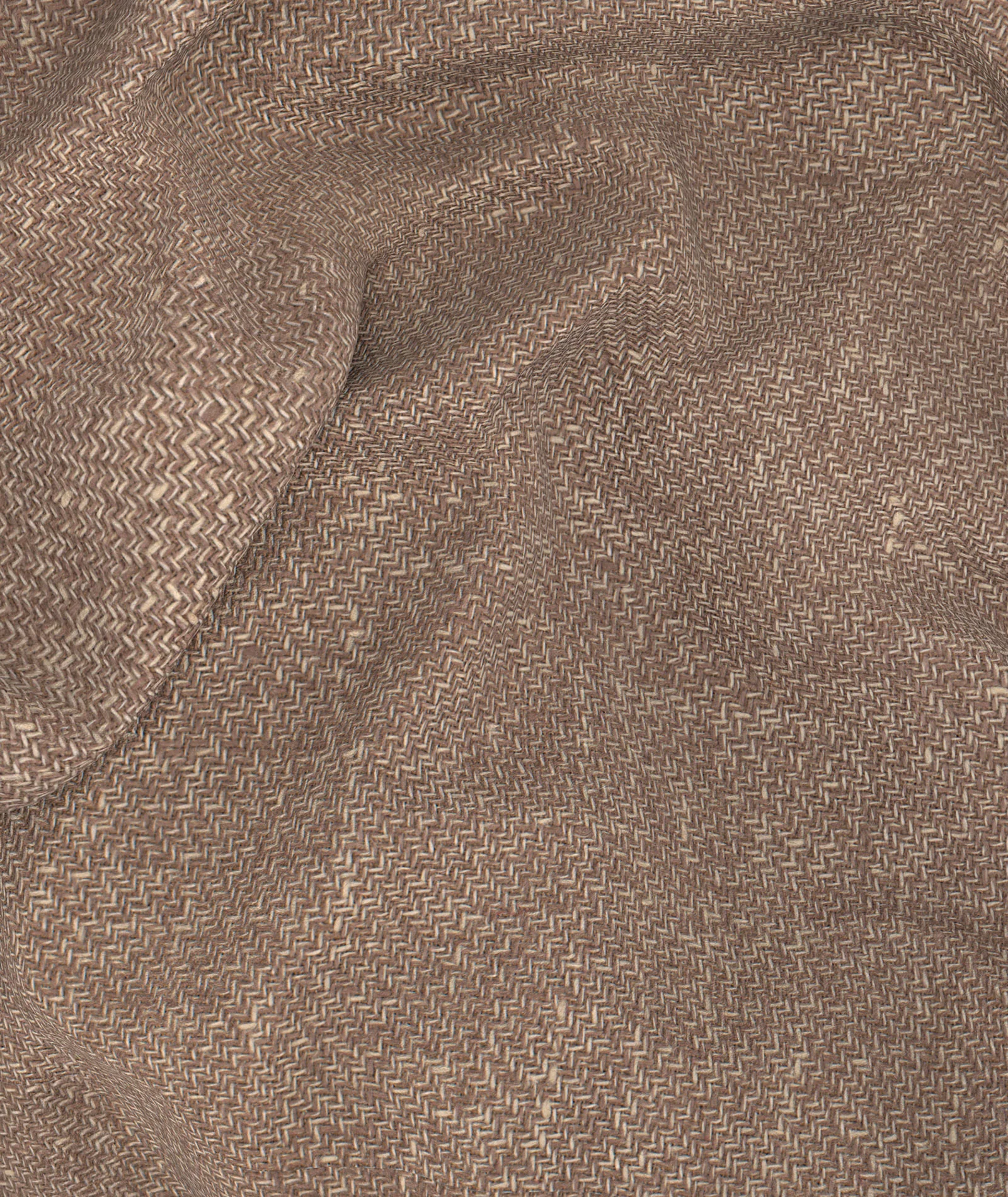 Blazer in lino-lana-seta microdesign beige - Image 2