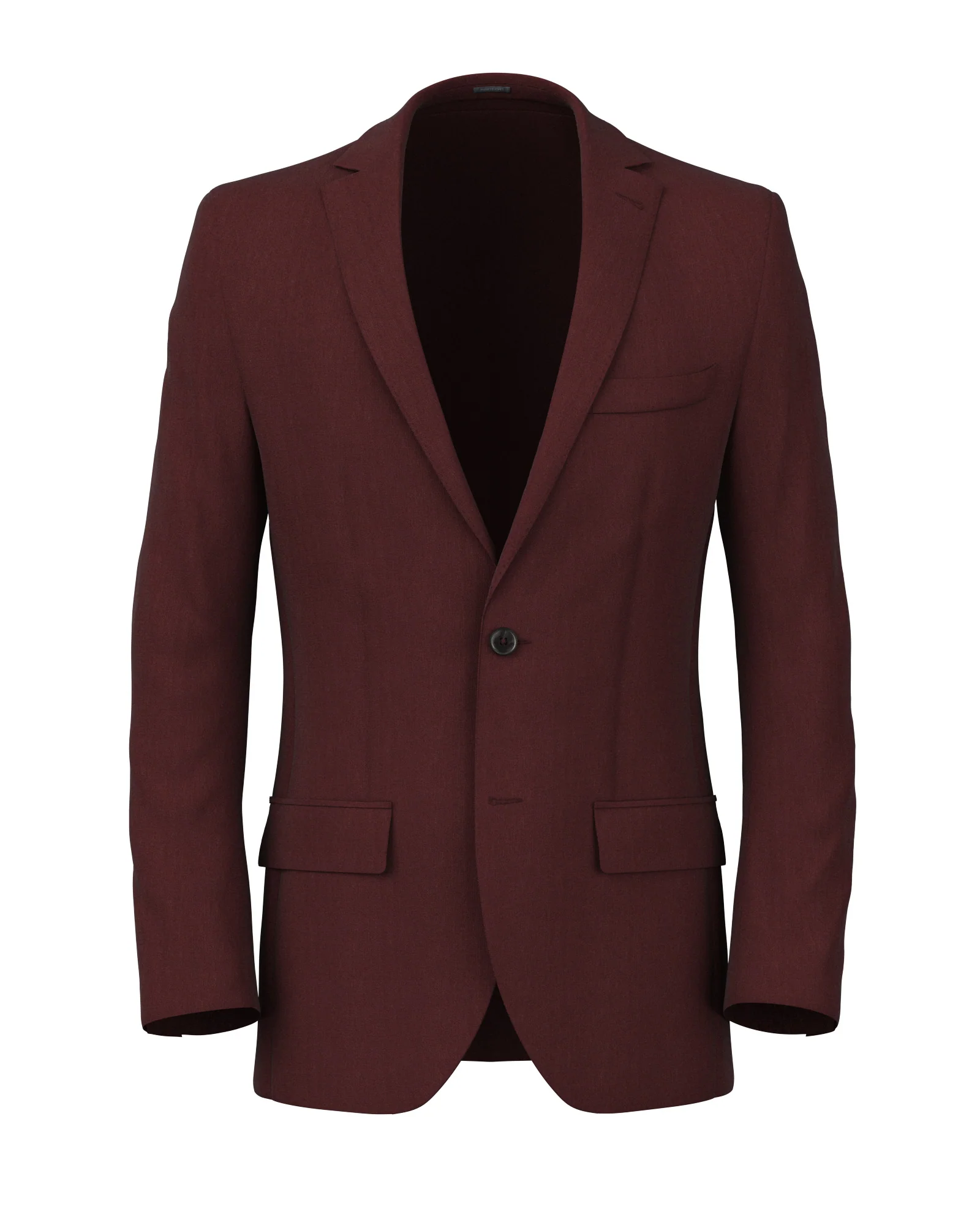 Blazer in twill lino lana bordeaux