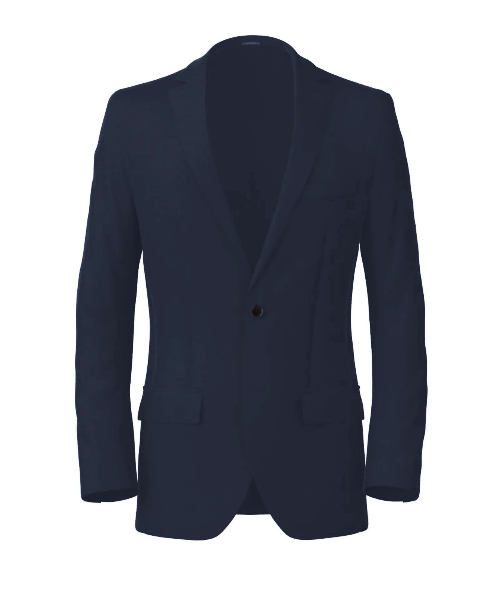 Blazer Lana Seta Cerimonia Blu