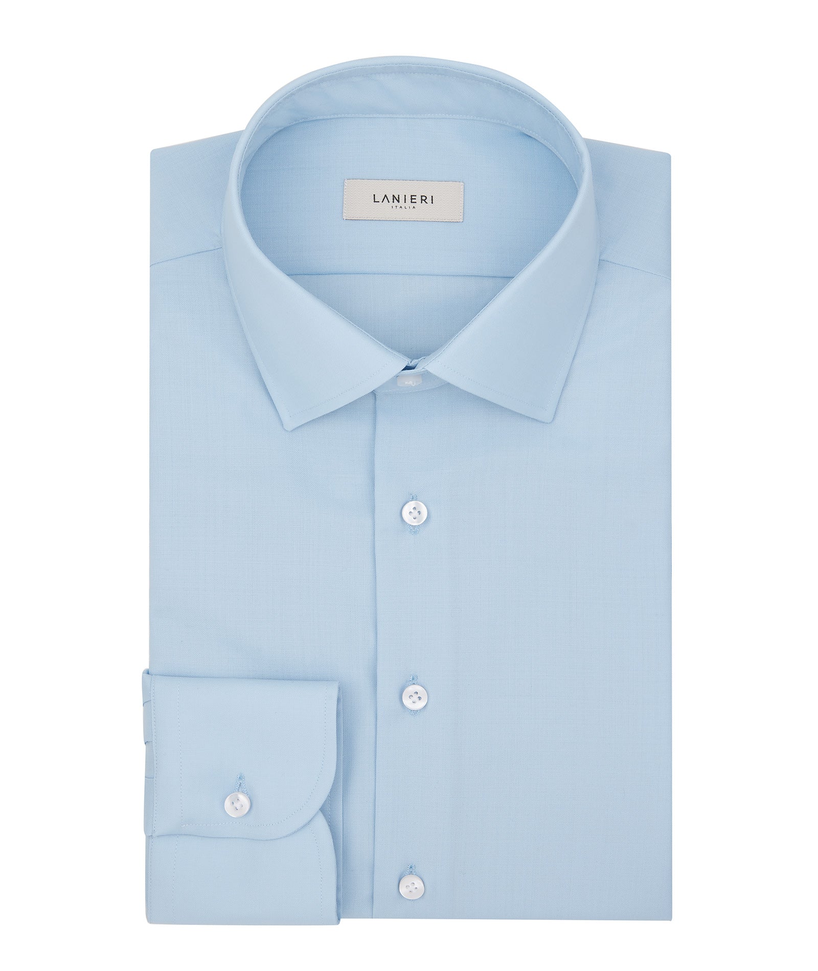 Camicia Azzurro Pura Lana Merino - Image 3