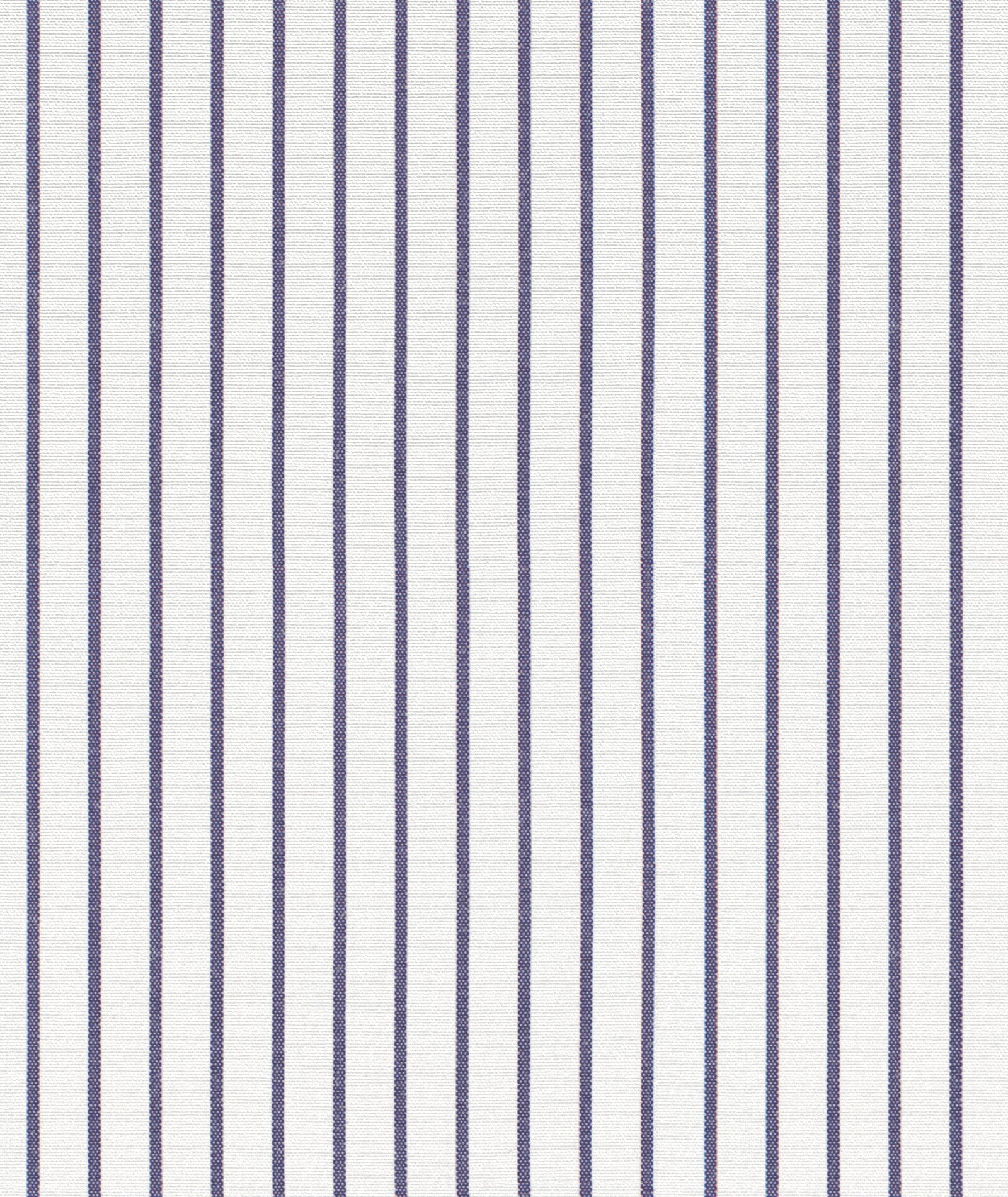 Camicia Bianca a righe Blu in Popeline di Cotone - Image 6