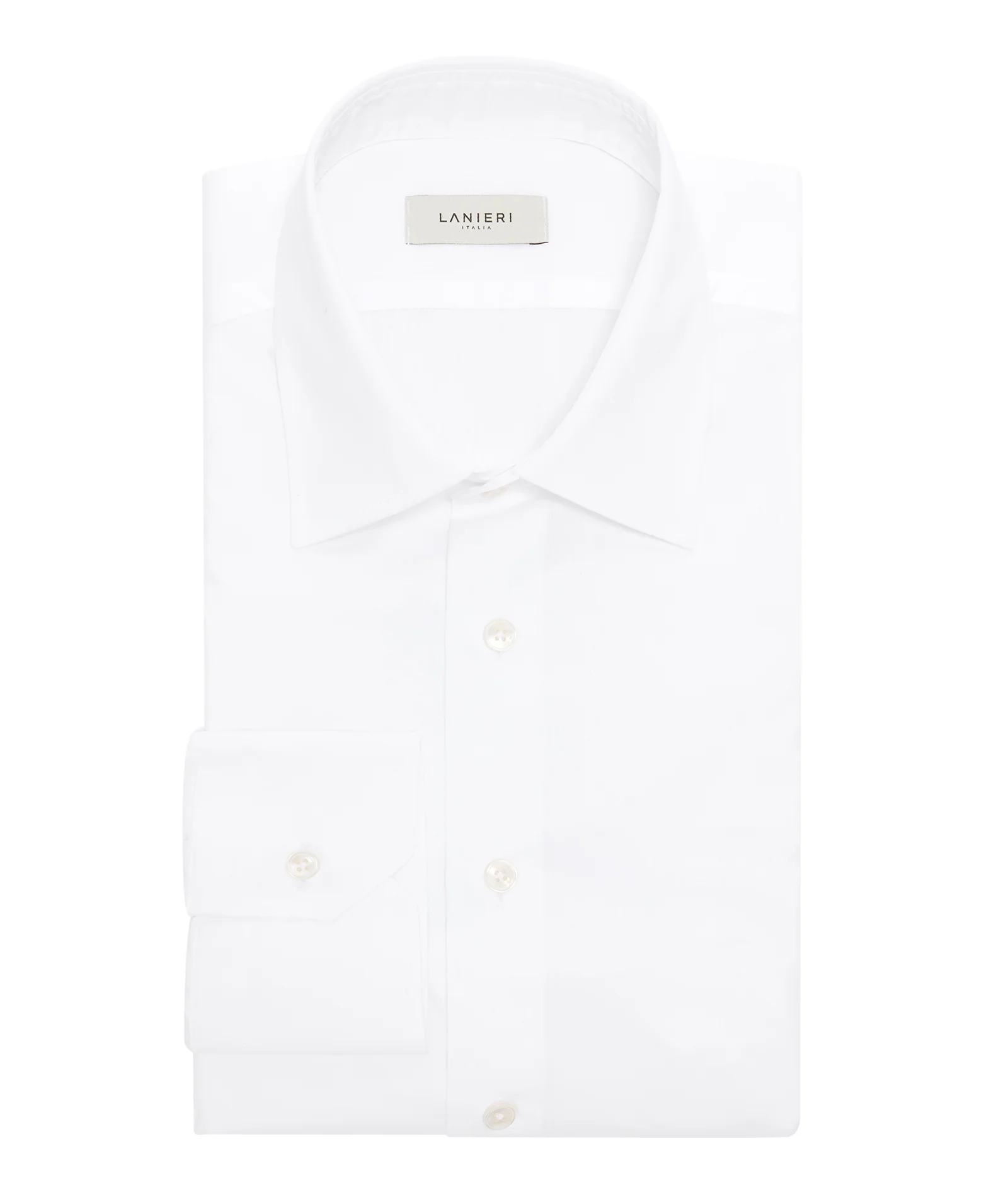 Camicia Bianca in Dobby di Cotone - Image 2
