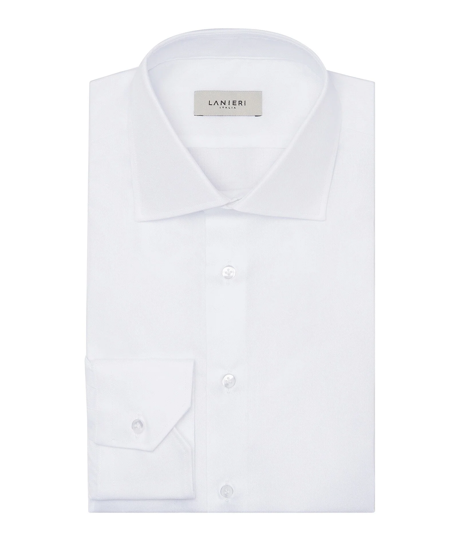 Camicia bianca in twill di cotone - Image 3