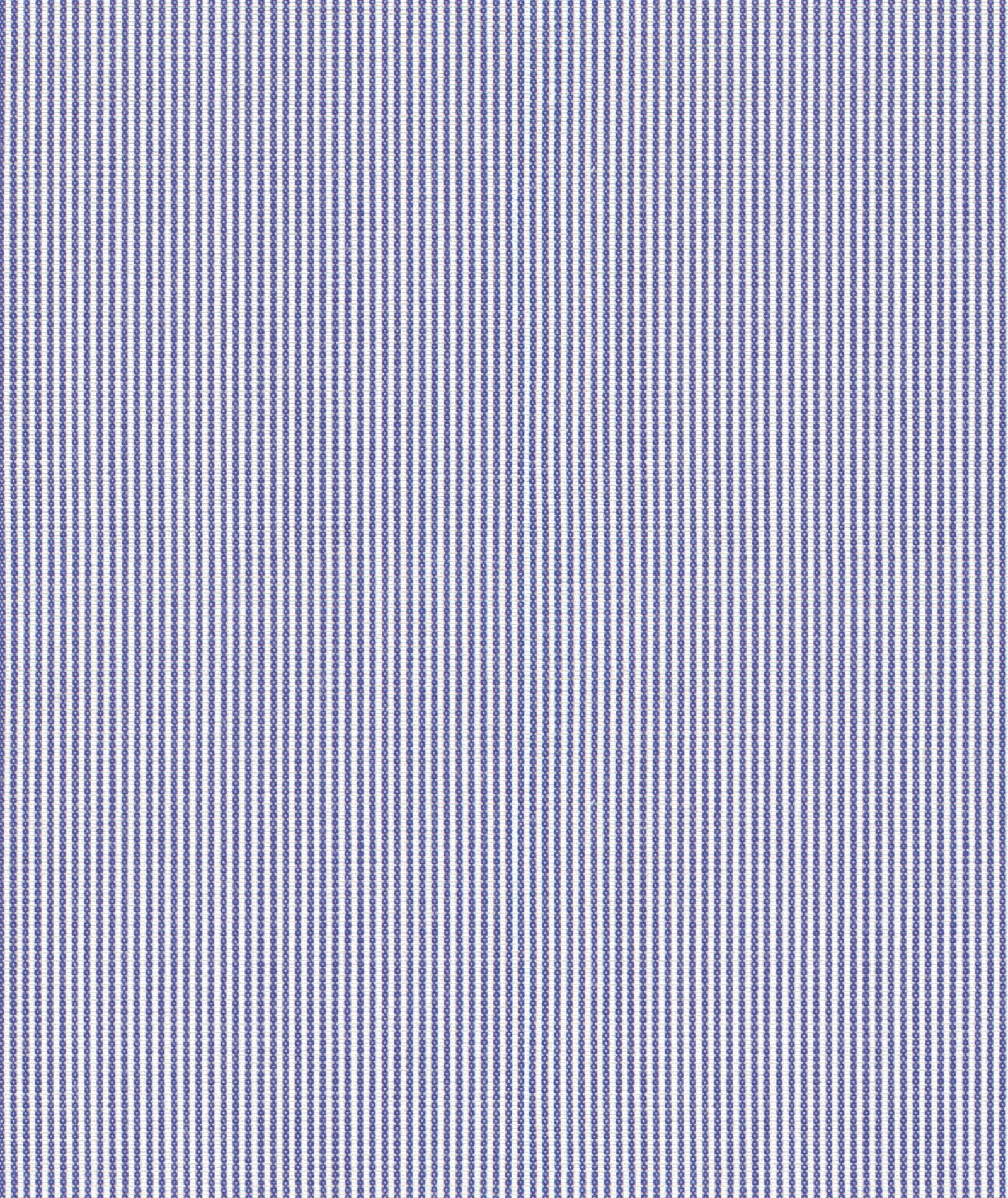 Camicia Blu in Pin Point di Cotone - Image 6