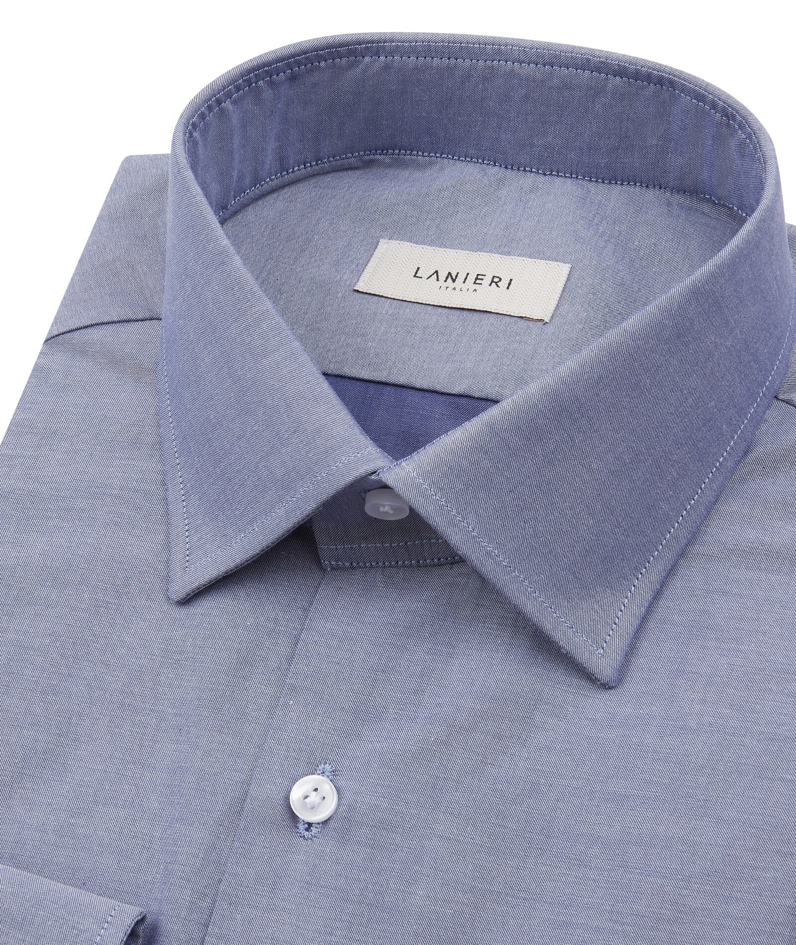Camicia Blu in Twill di Cotone - Image 2