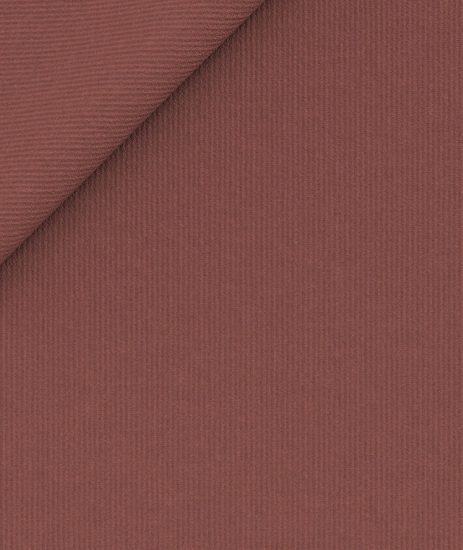 Camicia color mattone in velluto di cotone - Image 3