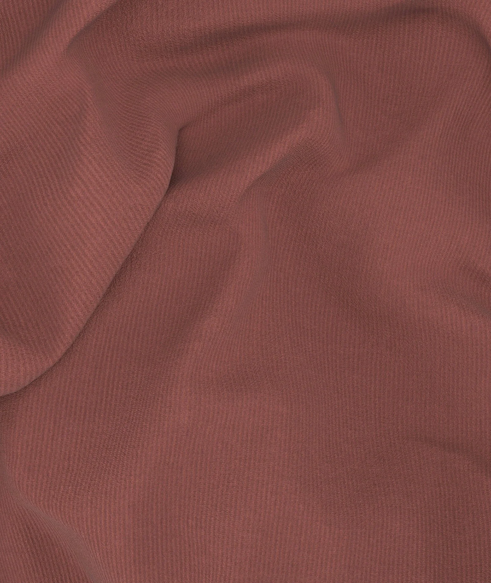 Camicia color mattone in velluto di cotone - Image 4