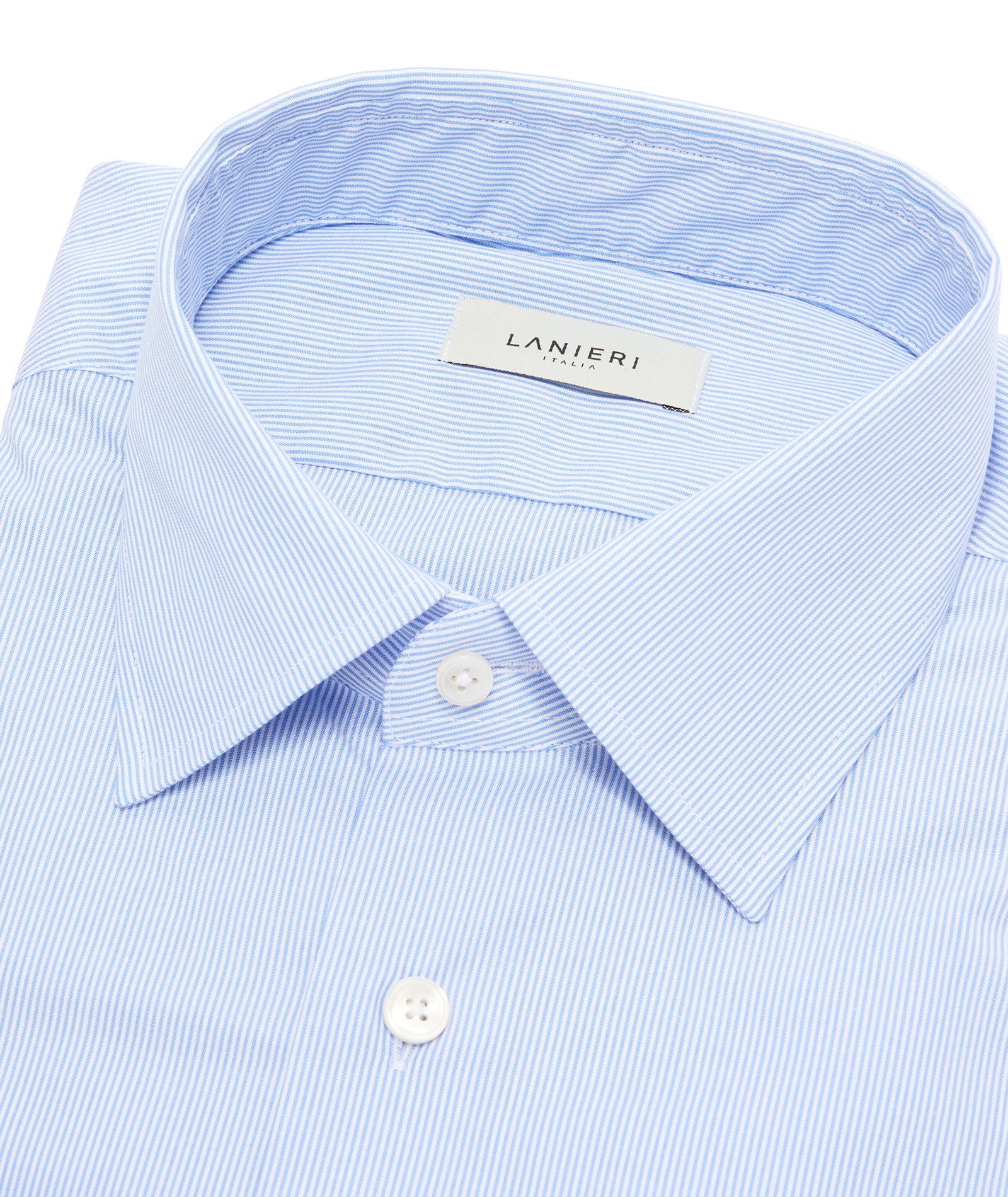 Camicia Easy Iron Azzurra Righe - Image 3