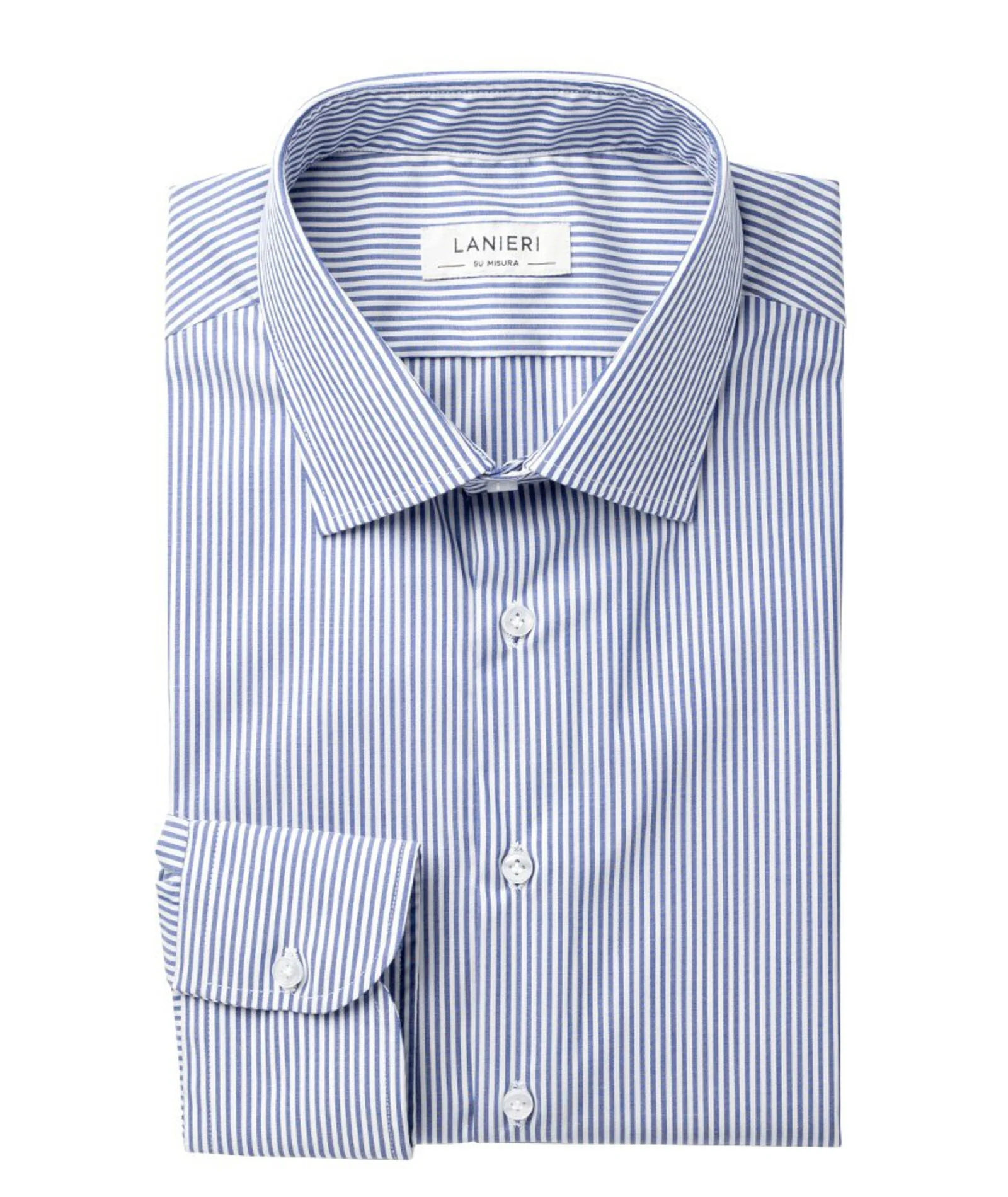 Camicia Easy Iron Blu Righe - Image 3