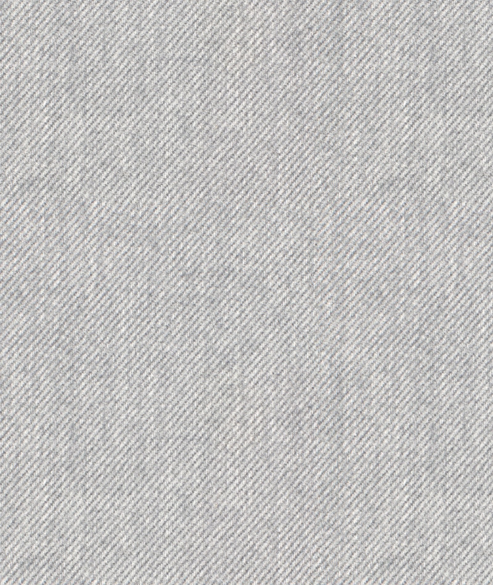 Camicia grigio chiaro in twill di flanella di cotone - Image 4