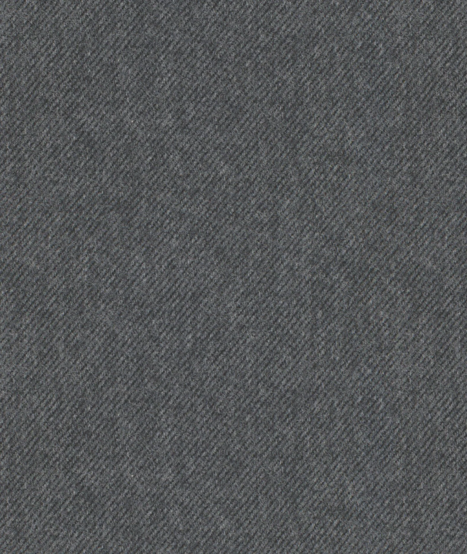 Camicia grigio scuro in twill di flanella di cotone - Image 4