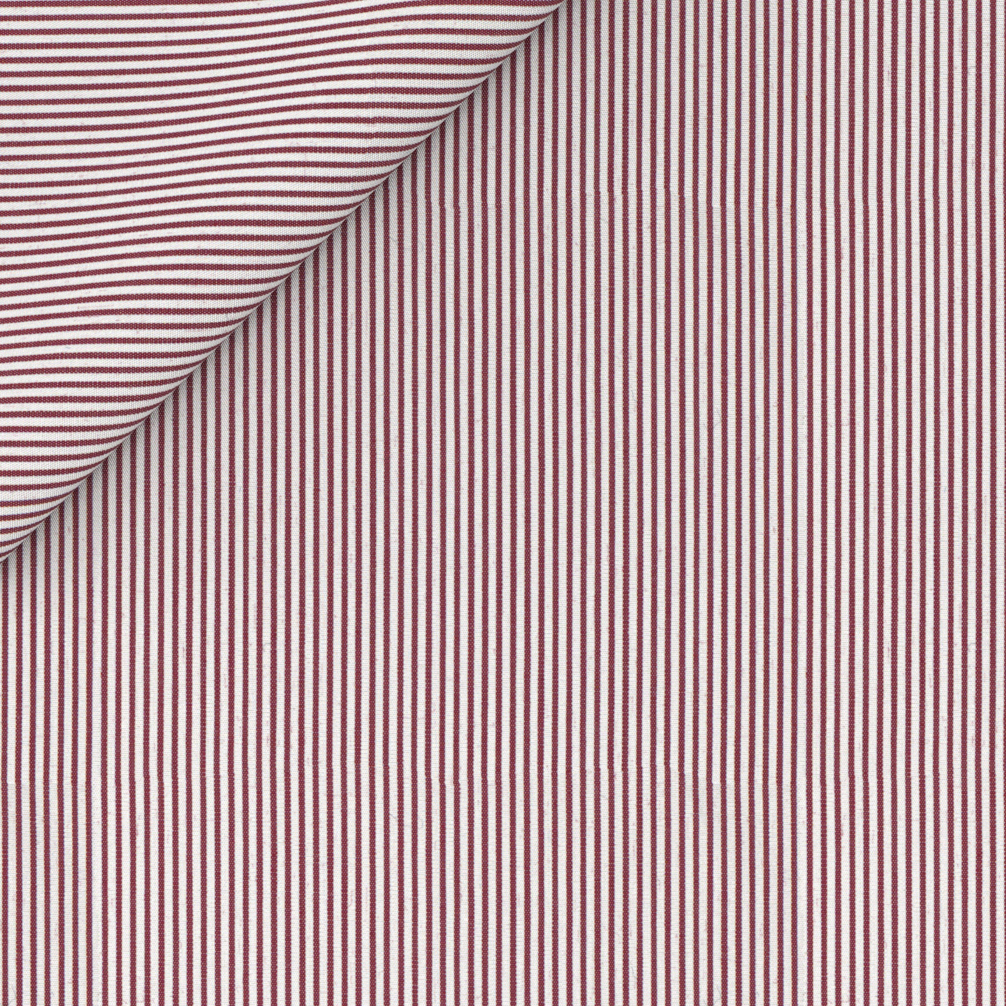 Camicia in cotone a righe rosse - Image 5
