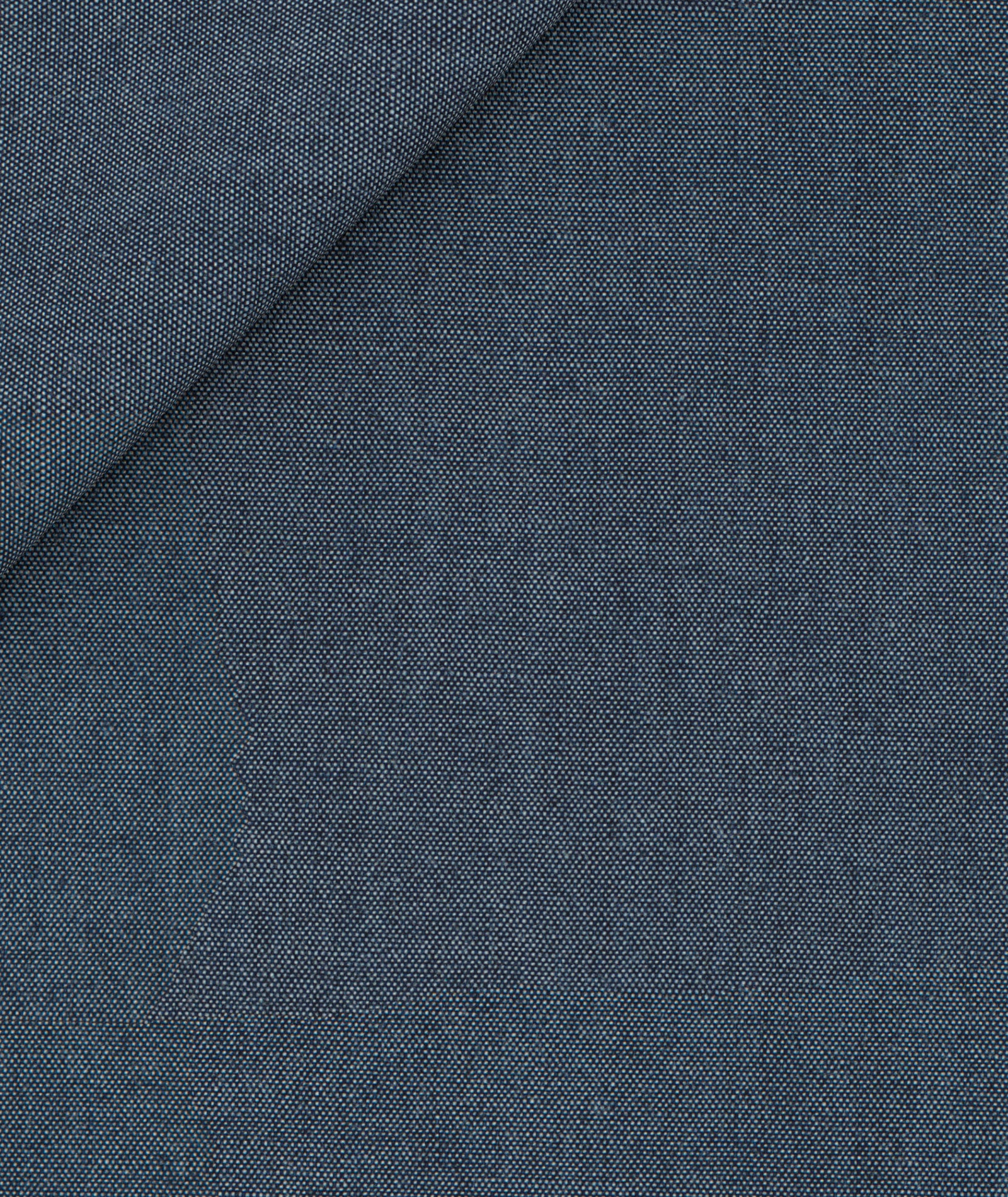 Camicia in cotone chambray blu scuro - Image 5