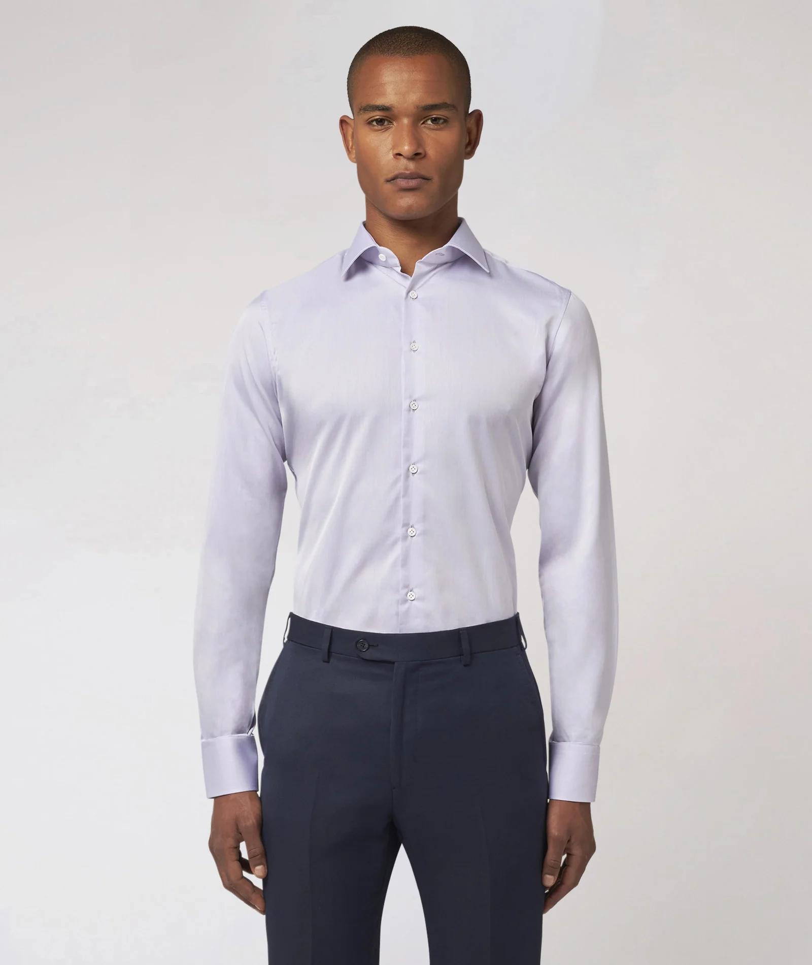 Camicia in cotone glicine