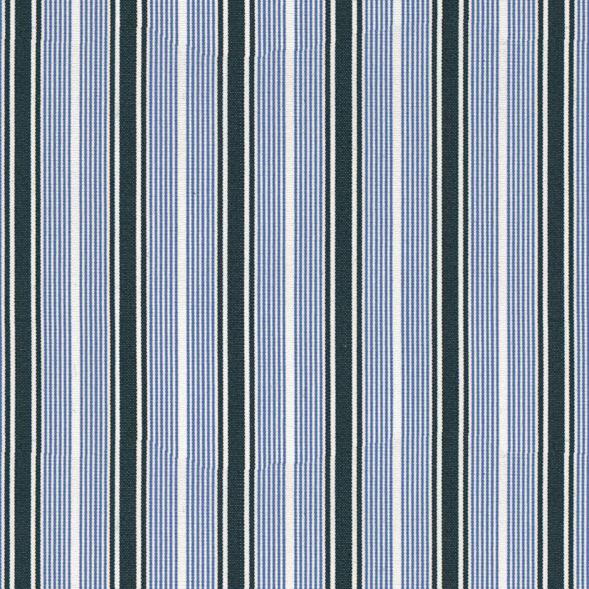 Camicia in cotone rigata azzurro e verde - Image 7