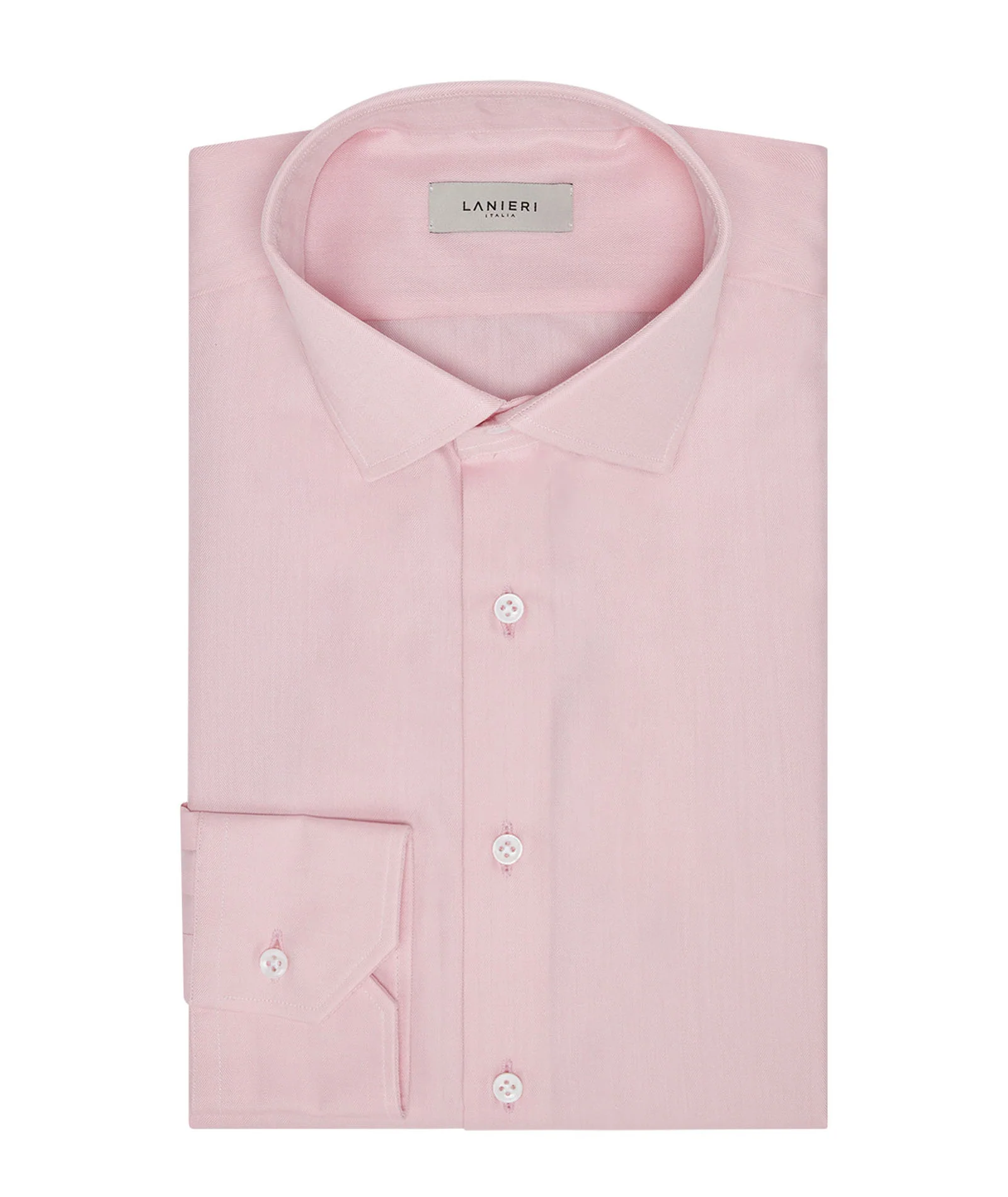 Camicia in cotone spigato rosa - Image 3