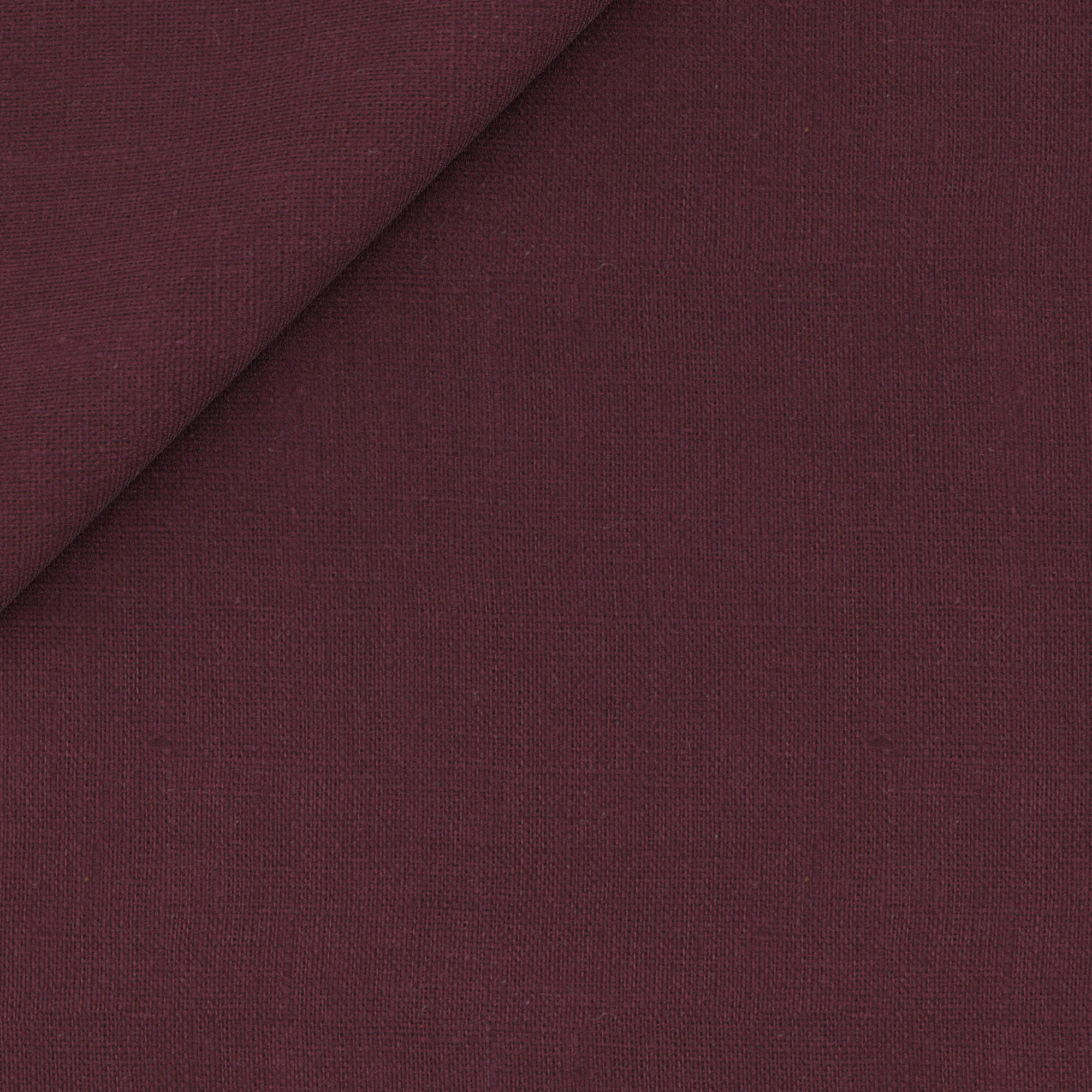 Camicia in lino bordeaux - Image 5